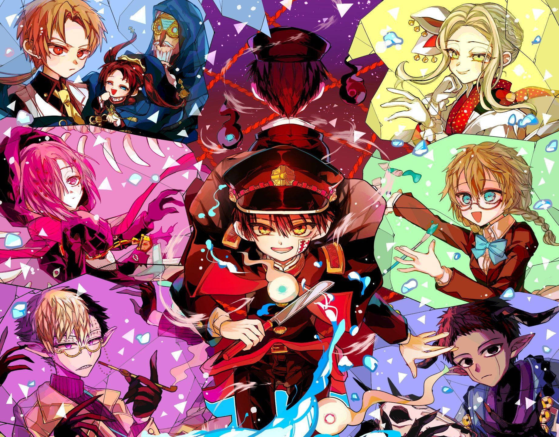 Sensationelle Hanako Kun skrivebordsfigurer Wallpapers
