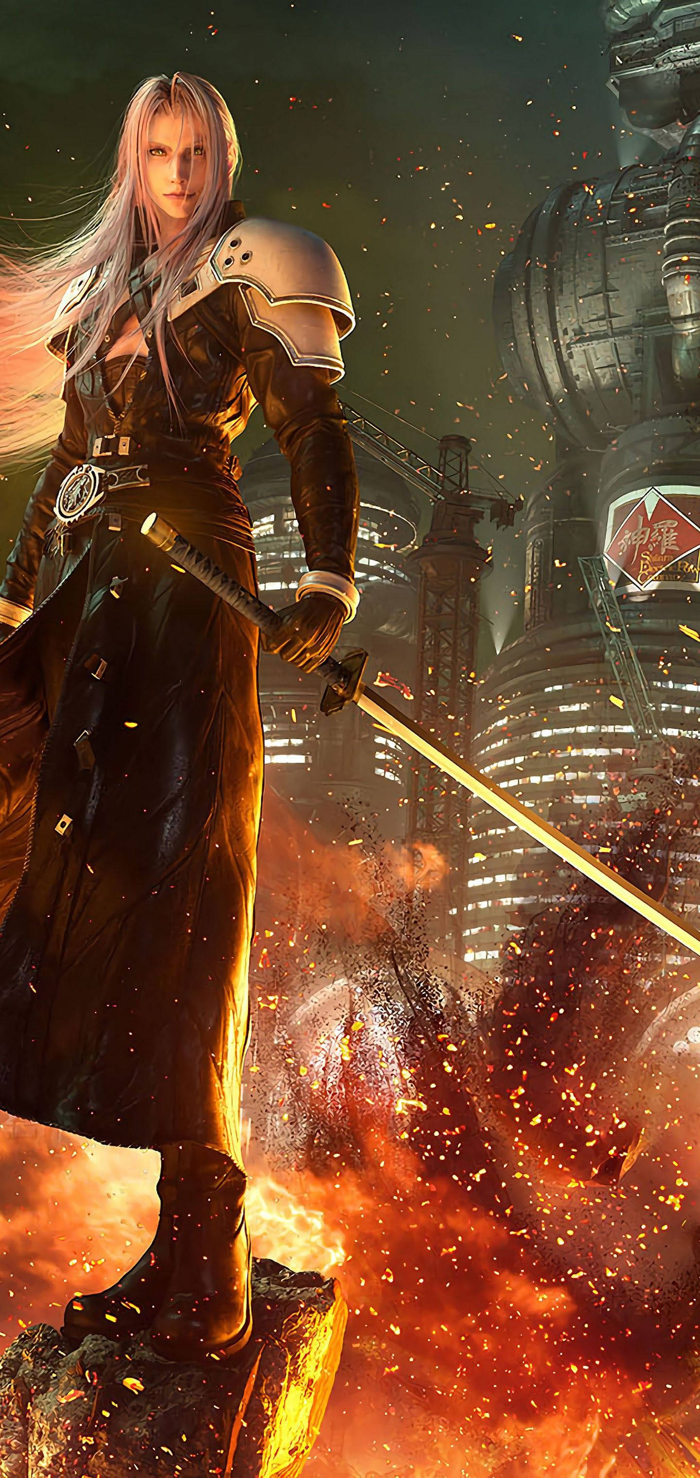 Sephiroth Detaljeret Digital Illustration Wallpapers