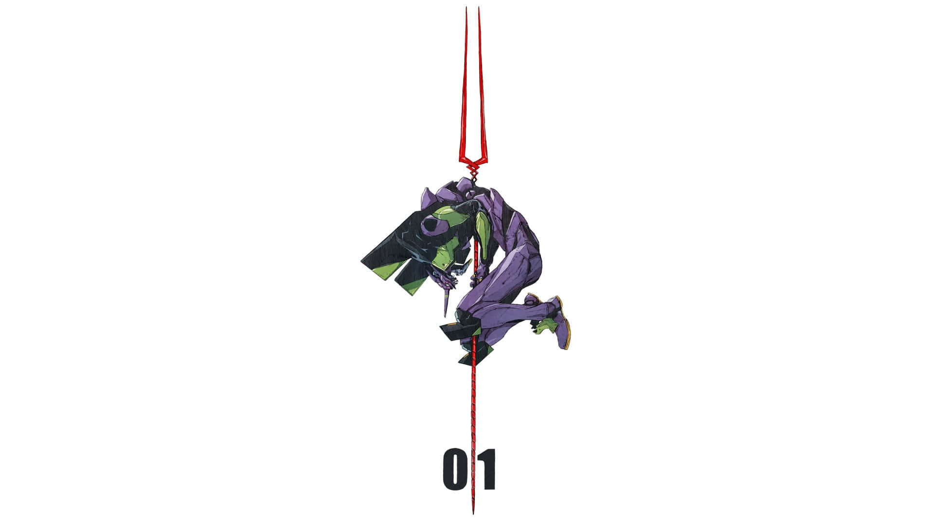 Seto Kaiba fordybet i EVA Enhed 01 fra Neon Genesis Evangelion Wallpapers