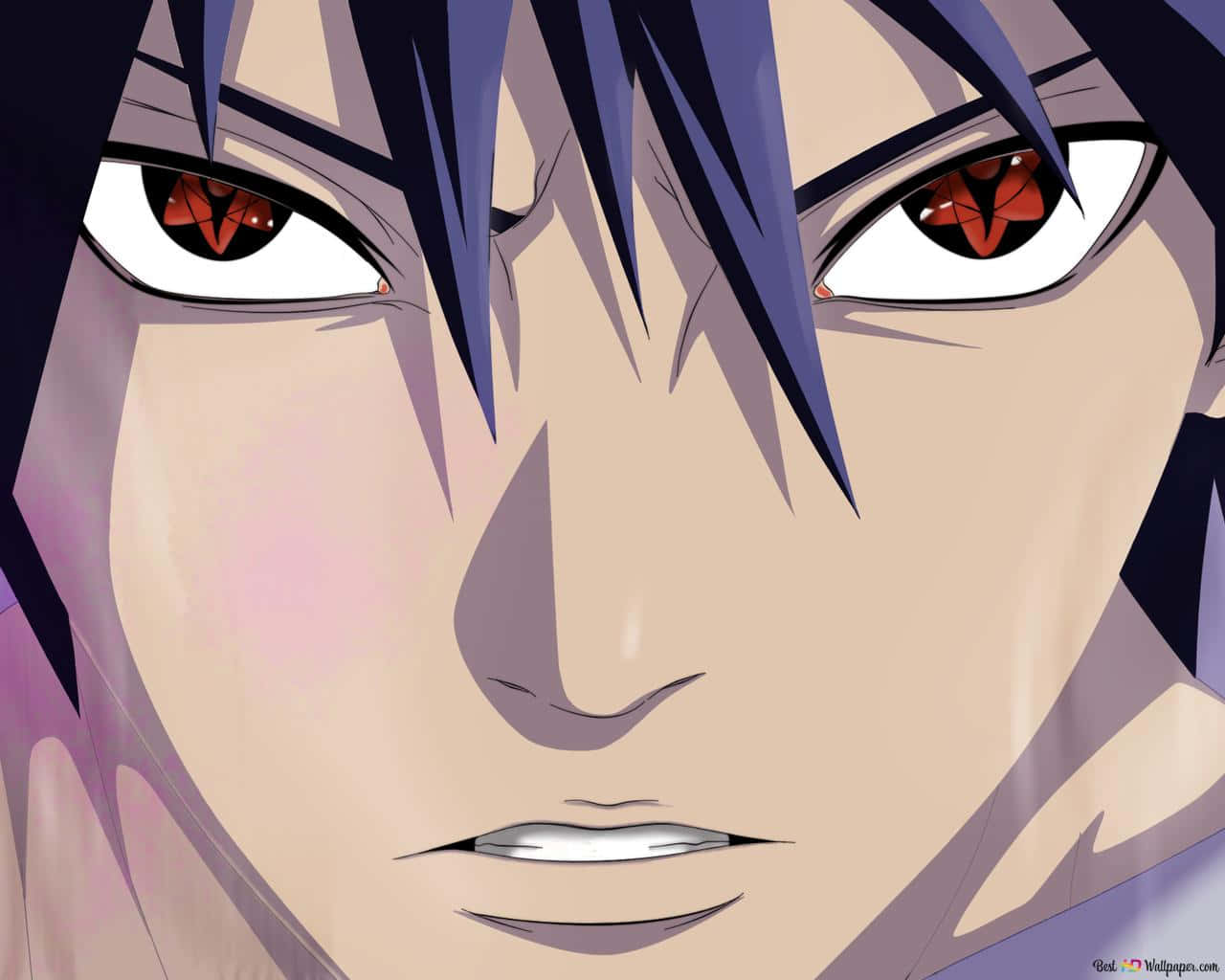 Sharingan aktiveret - Sasuke klar til kamp Wallpapers