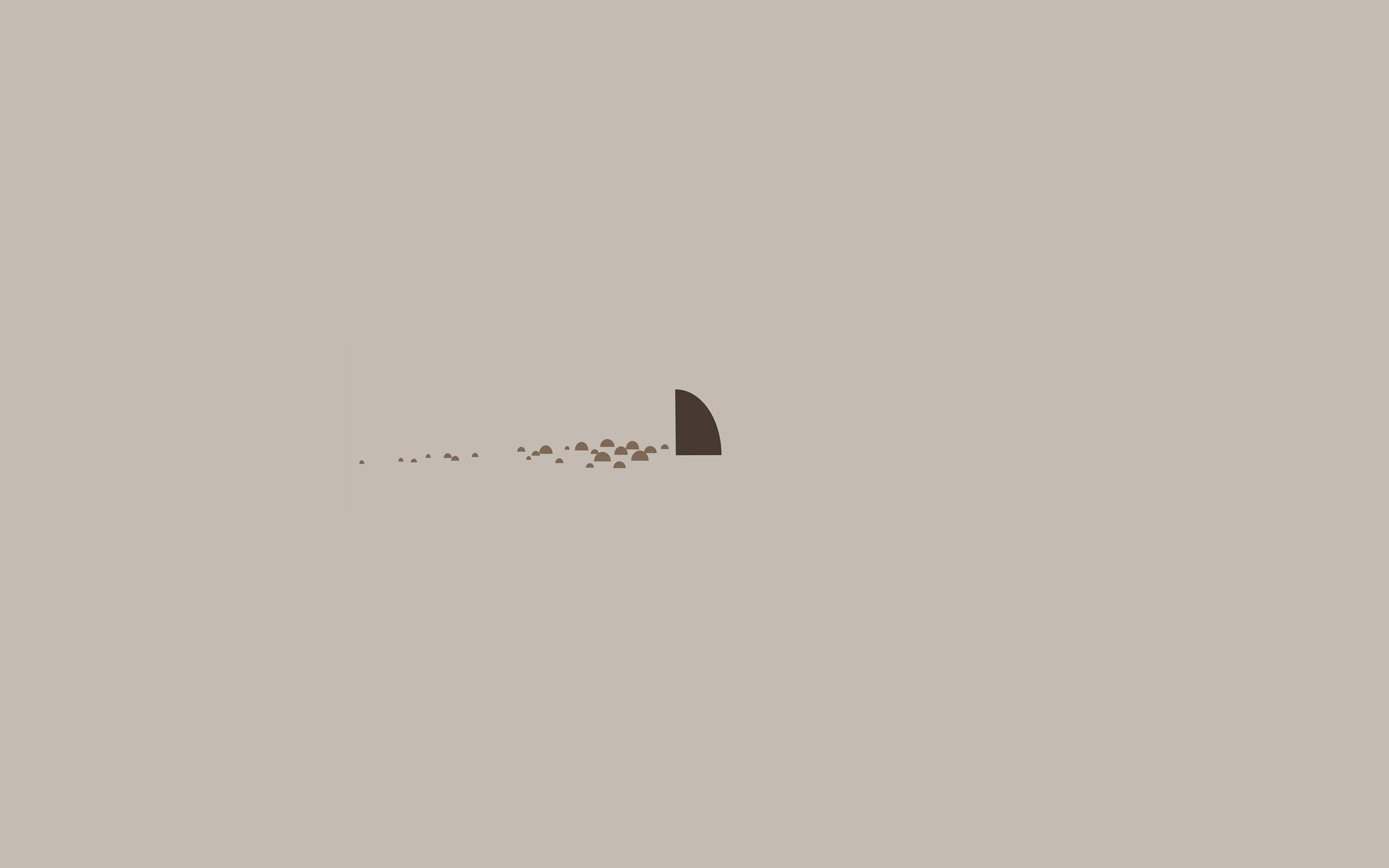 Shark Minimalistisk Æstetisk Laptop Wallpapers