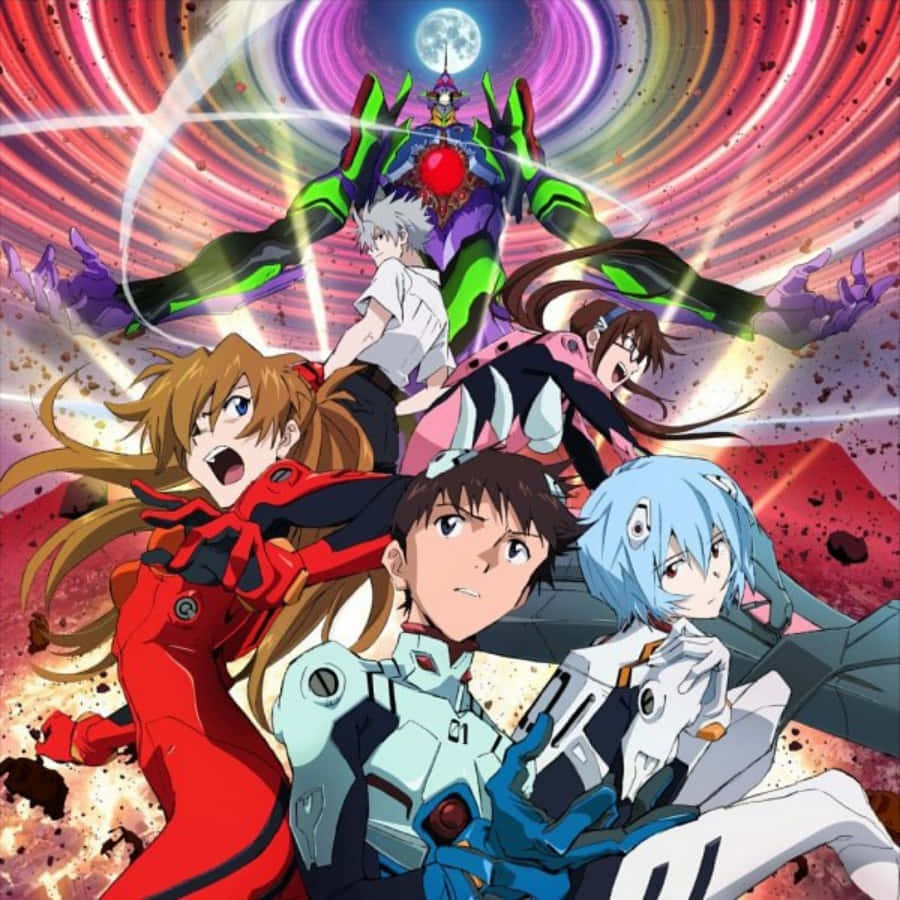 Shinji Ikari og Kaworu i den originale anime-klassiker, Neon Genesis Evangelion Wallpapers