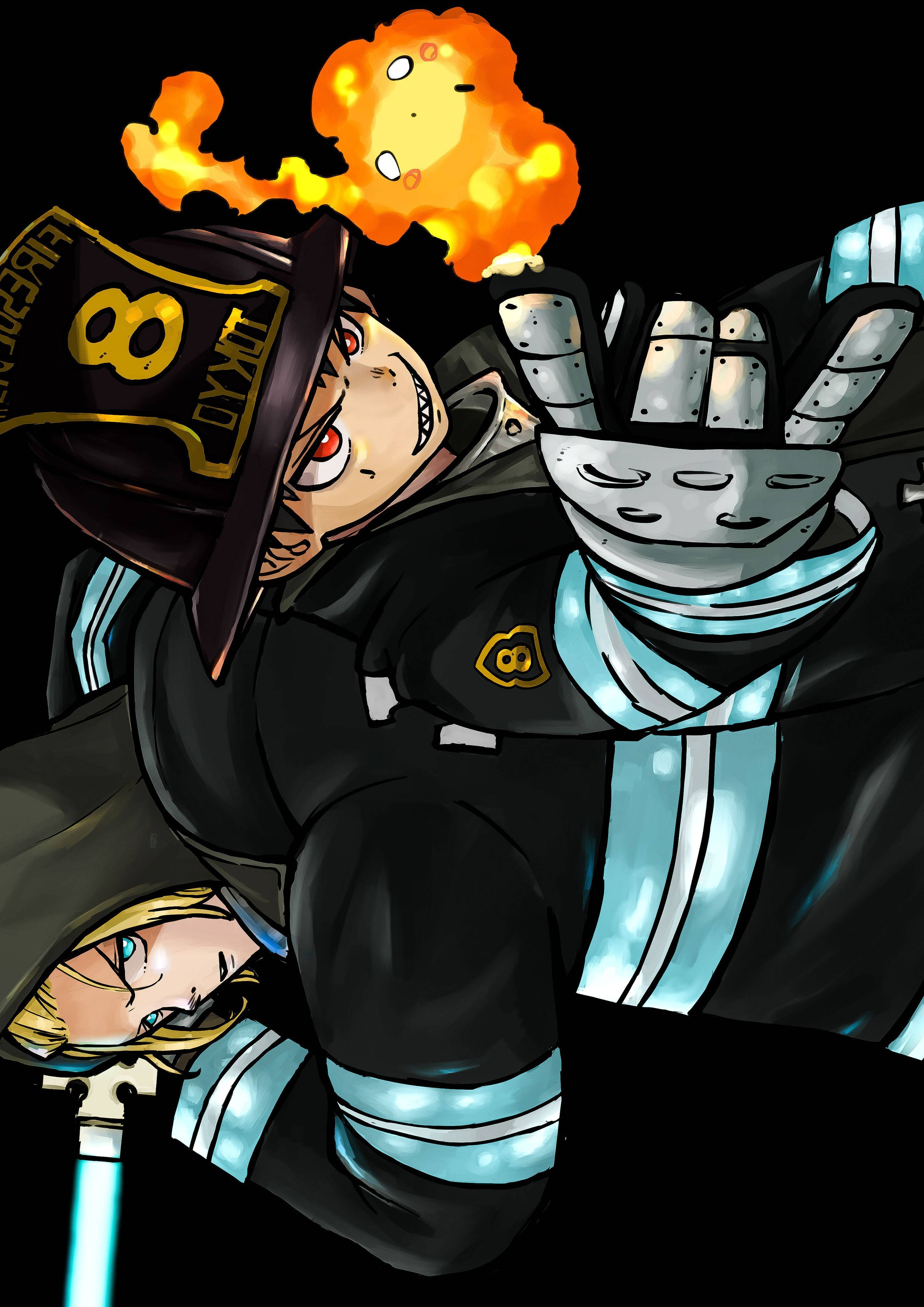 Shinra og Arthur tager kampen op mod Infernal Wallpapers