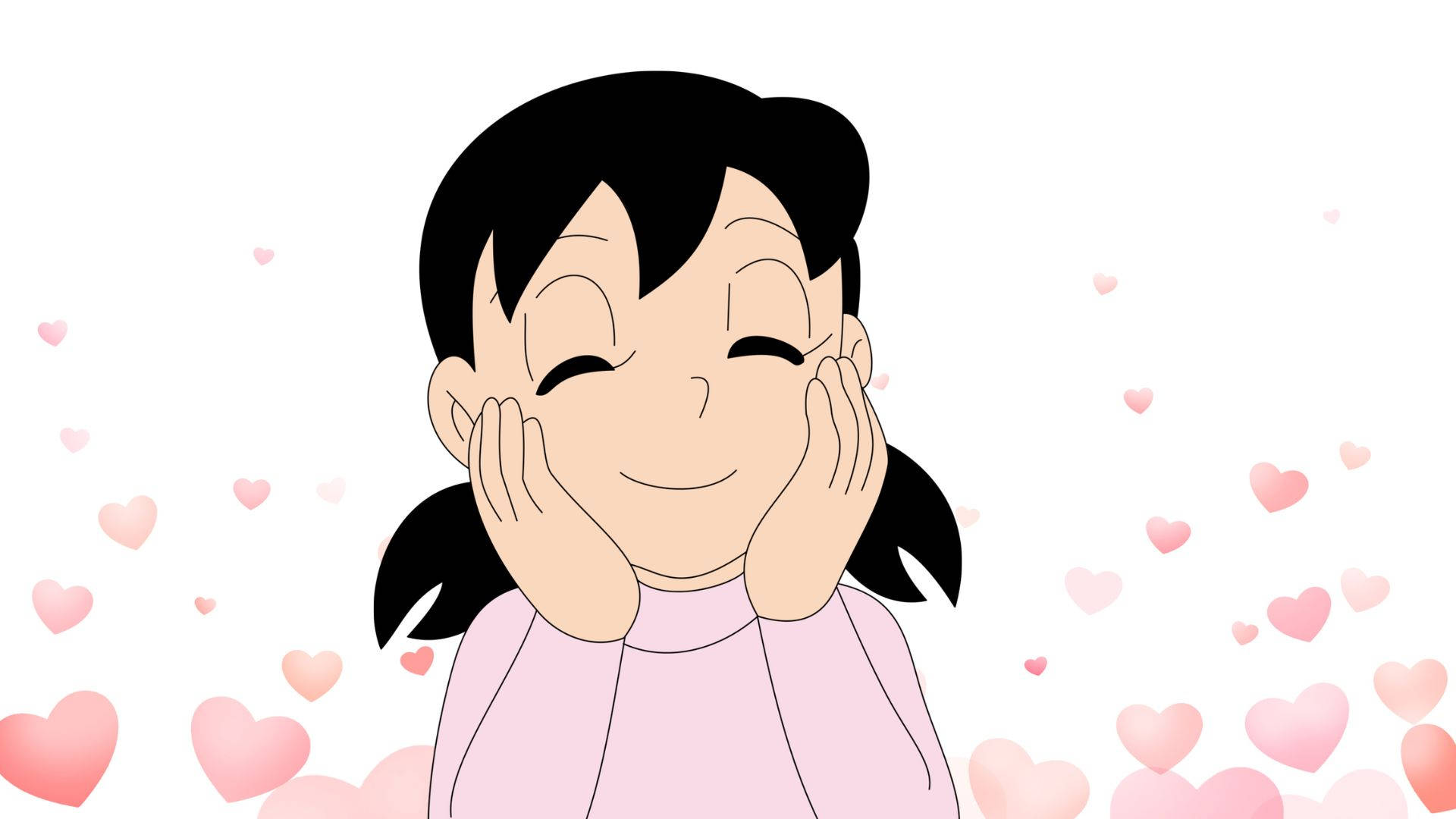 Shizuka Doraemon holder kinderne Wallpapers