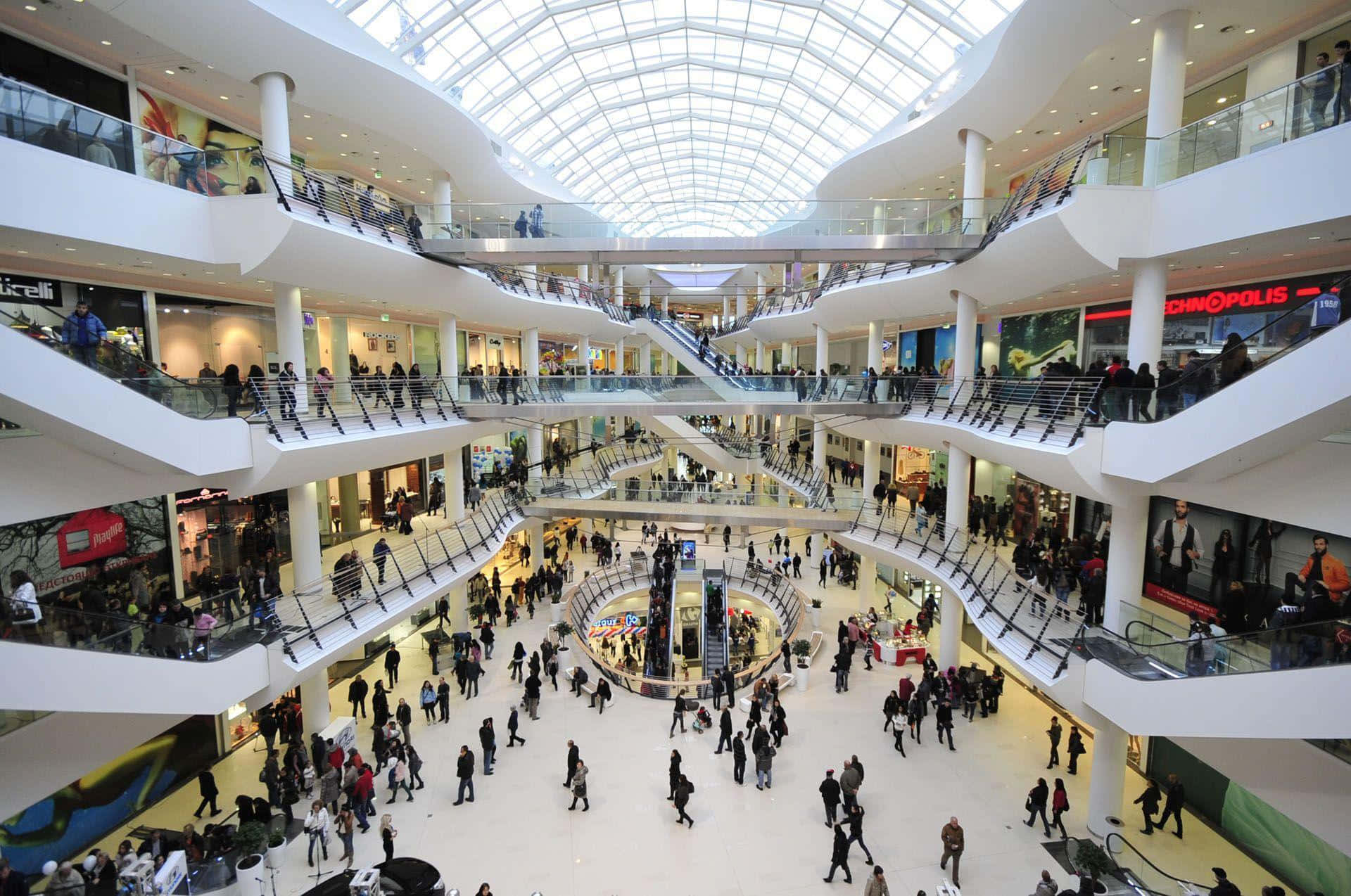 Shoppingcenter baggrund Wallpapers