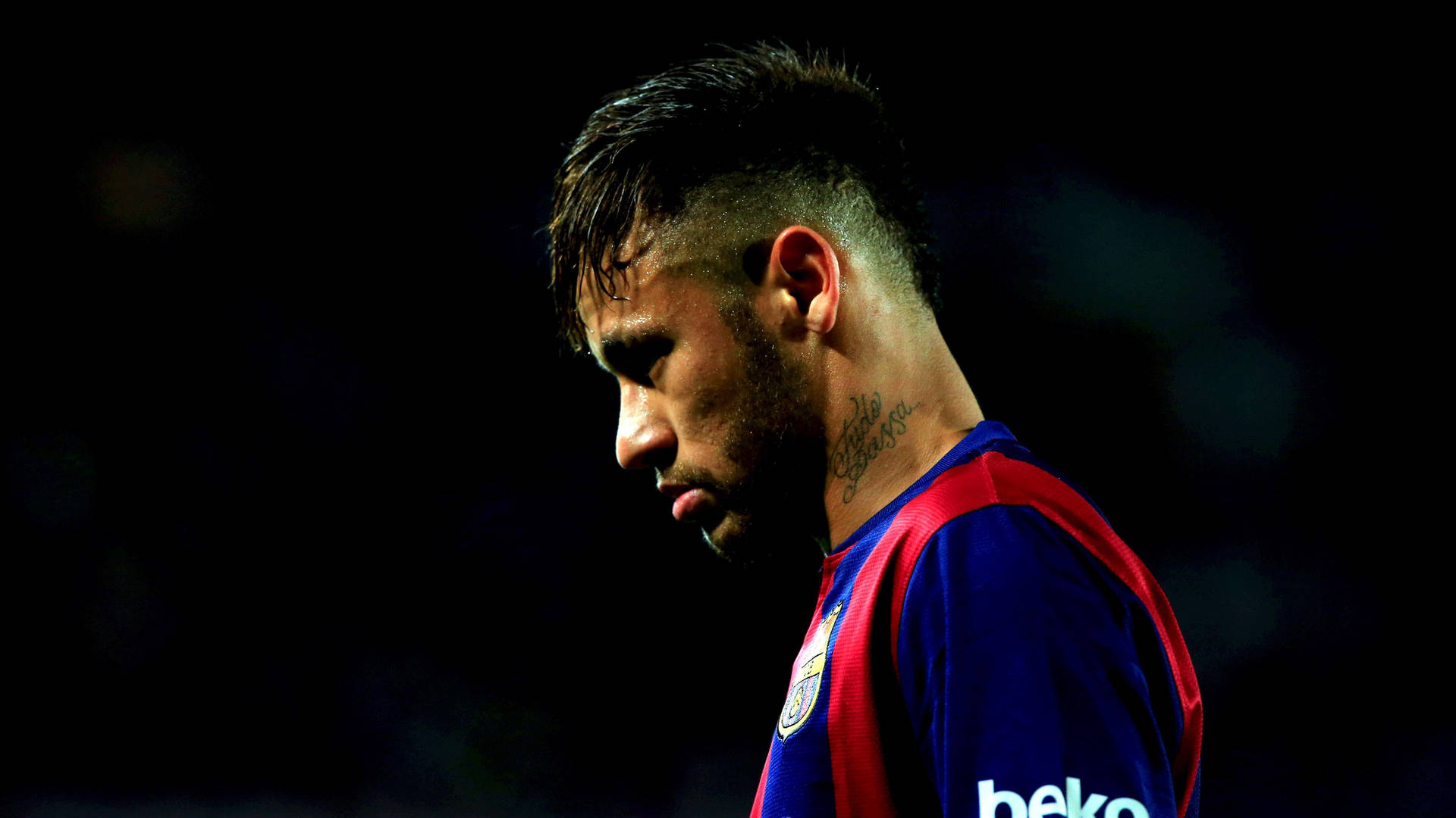 Sideprofilvinkel Neymar Jr. wallpaper. — Neymar Wallpapers