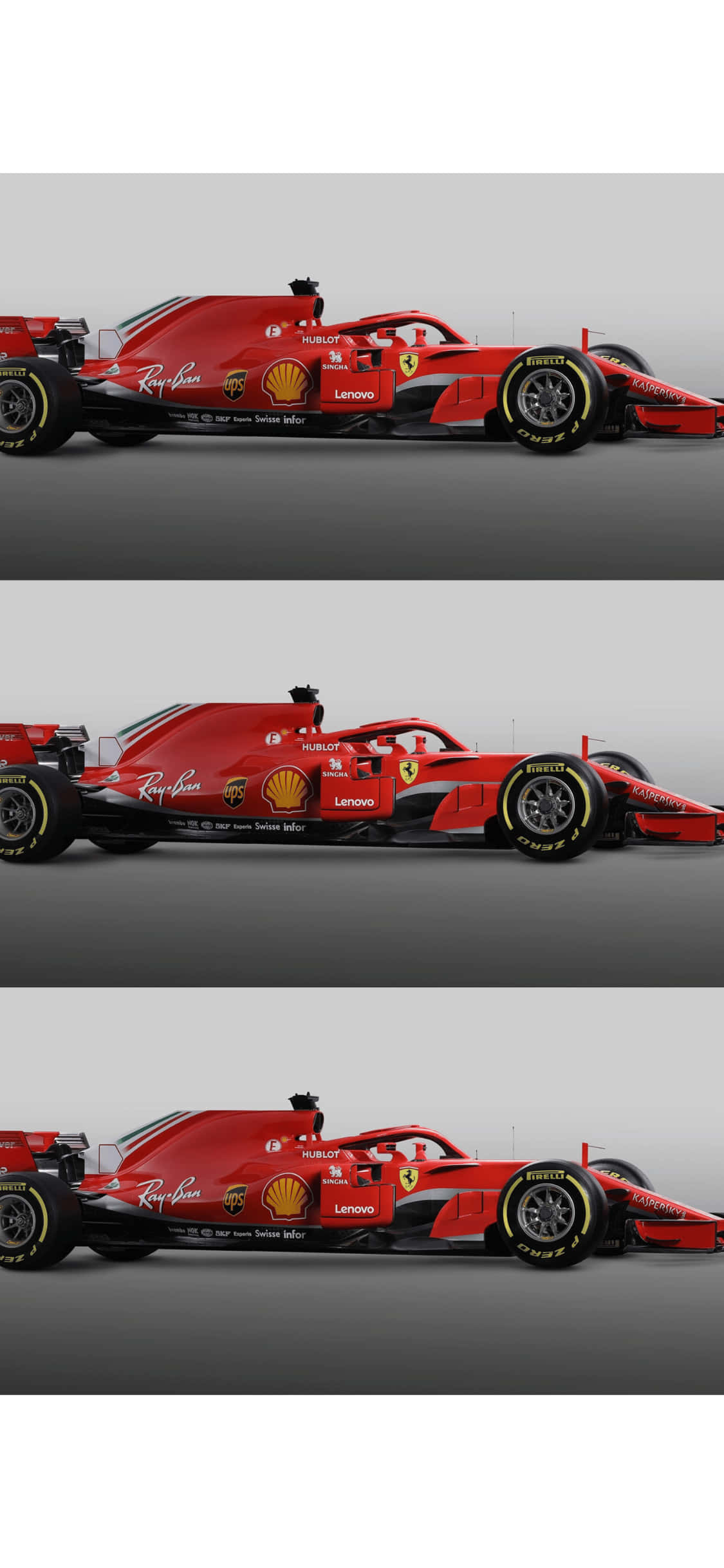 Sideprofil Collage iPhone Xs F1 2018 Baggrund Wallpapers