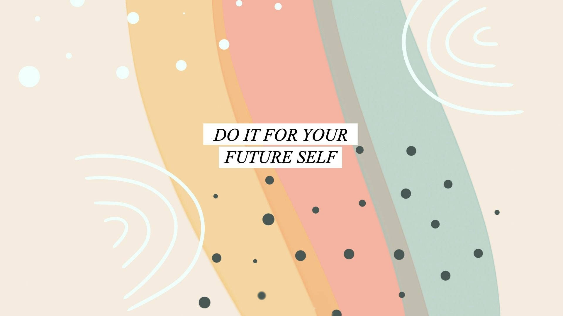 Simpel boho pastelregnbue Wallpapers