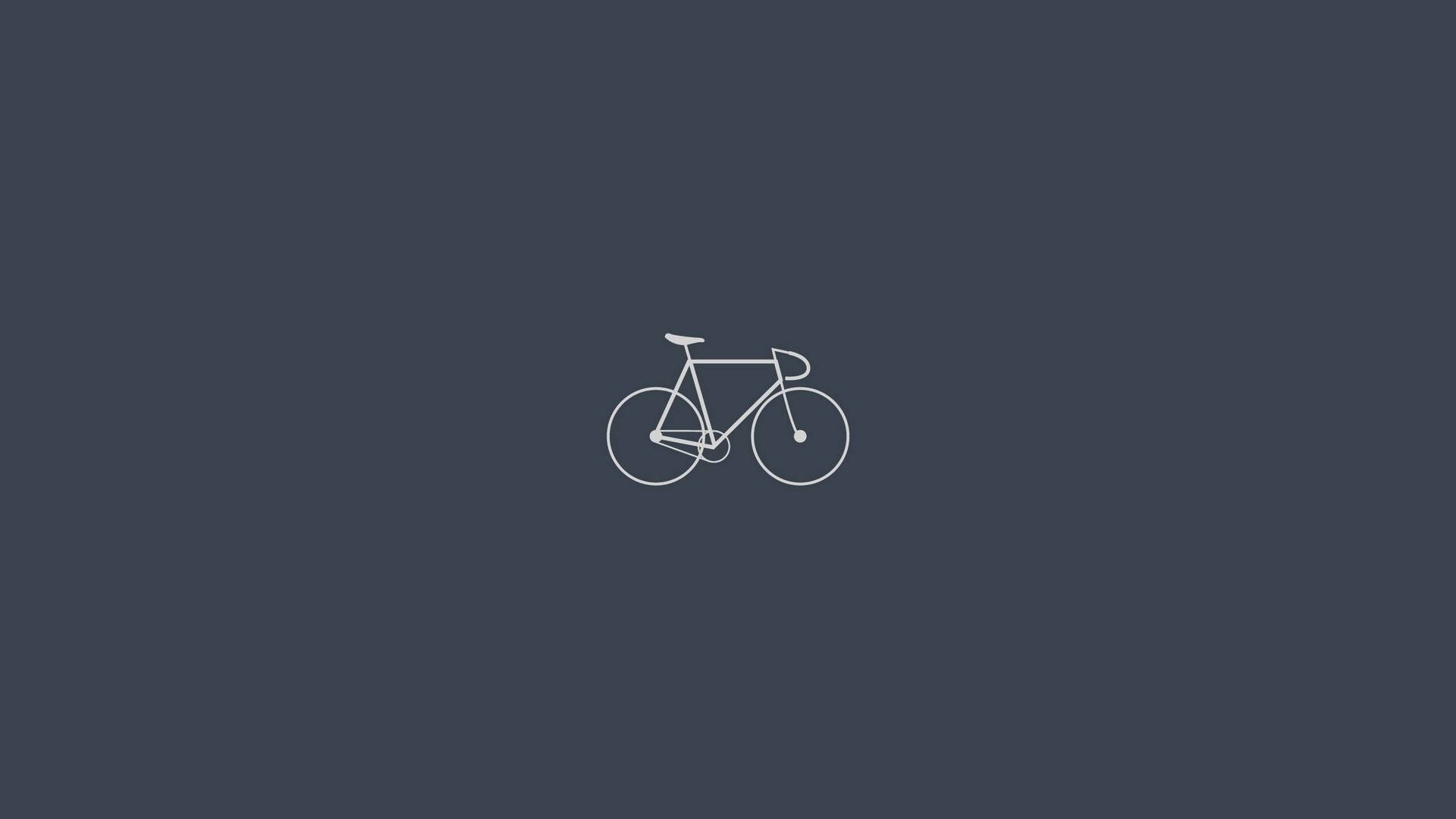 Simpel cykelkontur Wallpapers