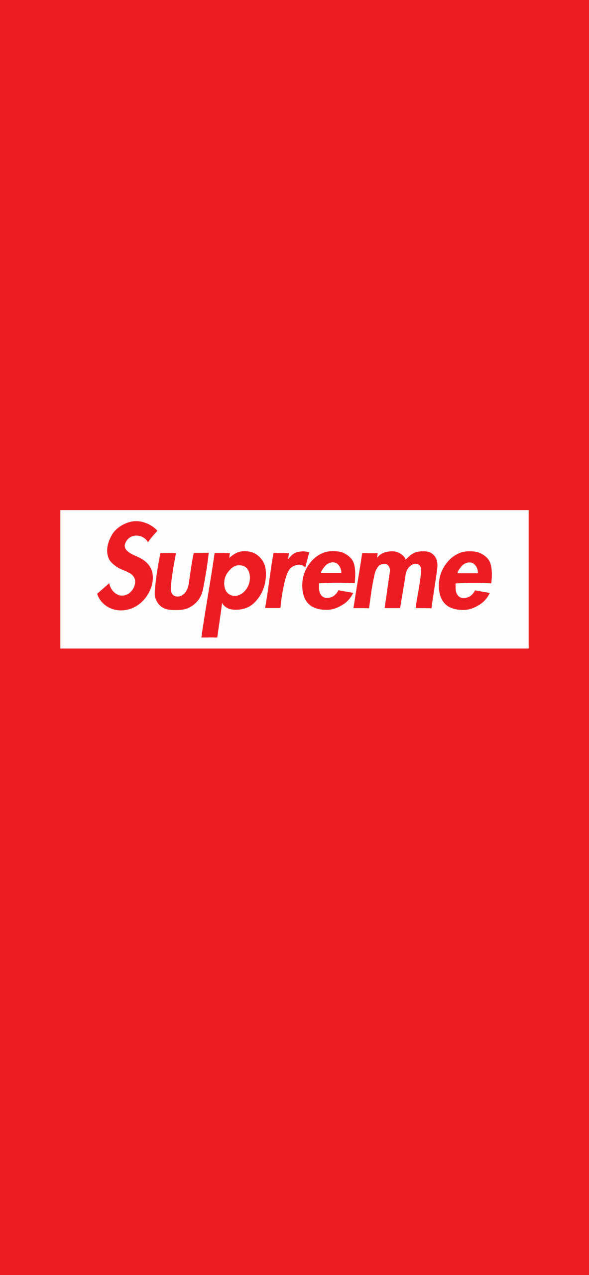 Simpel rød Supreme Wallpapers