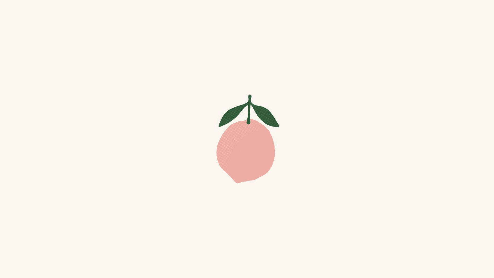 Simpel æstetisk lyserød frugt Wallpapers
