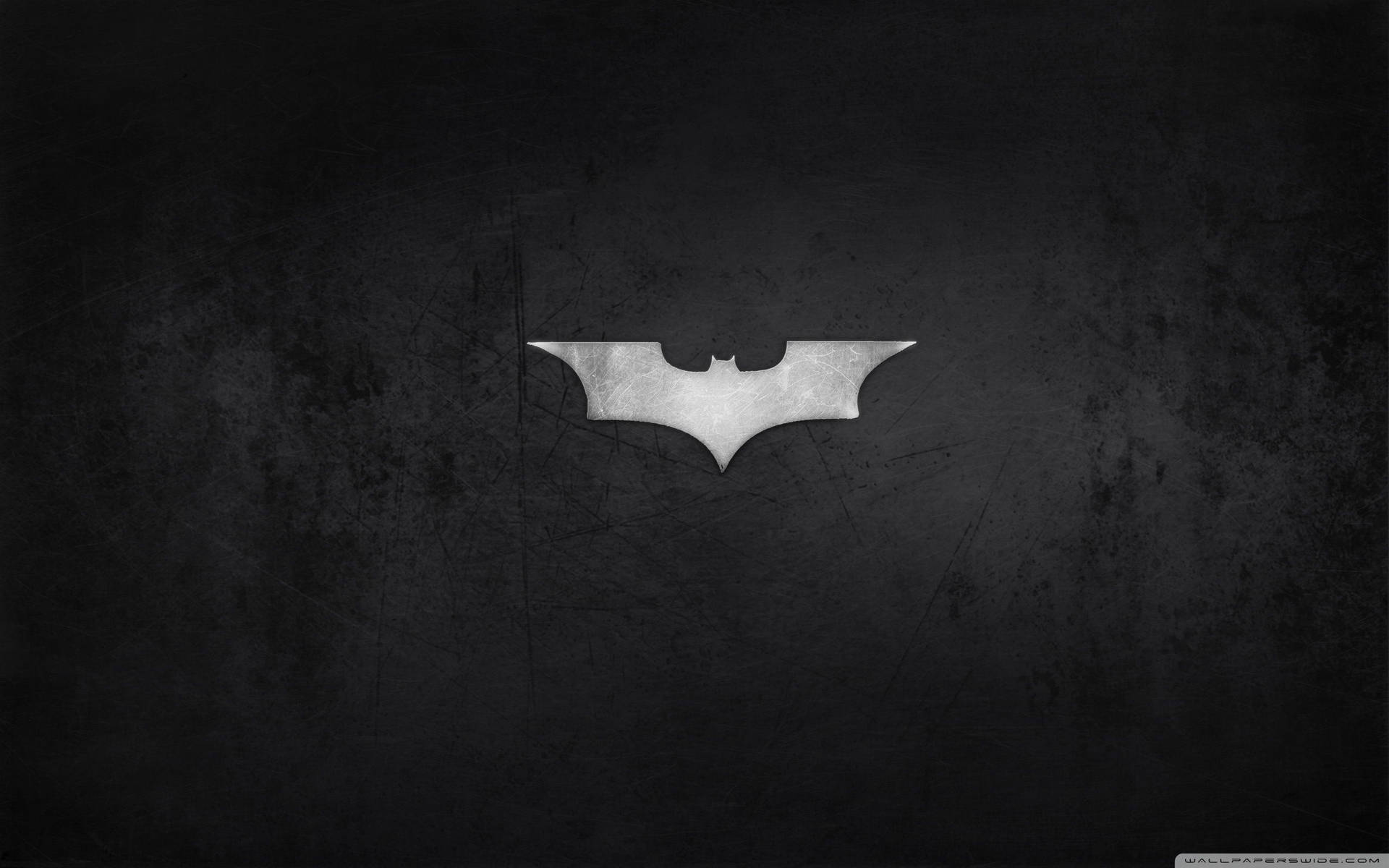 Simpelt Batman metal logo wallpaper — Batman Wallpapers