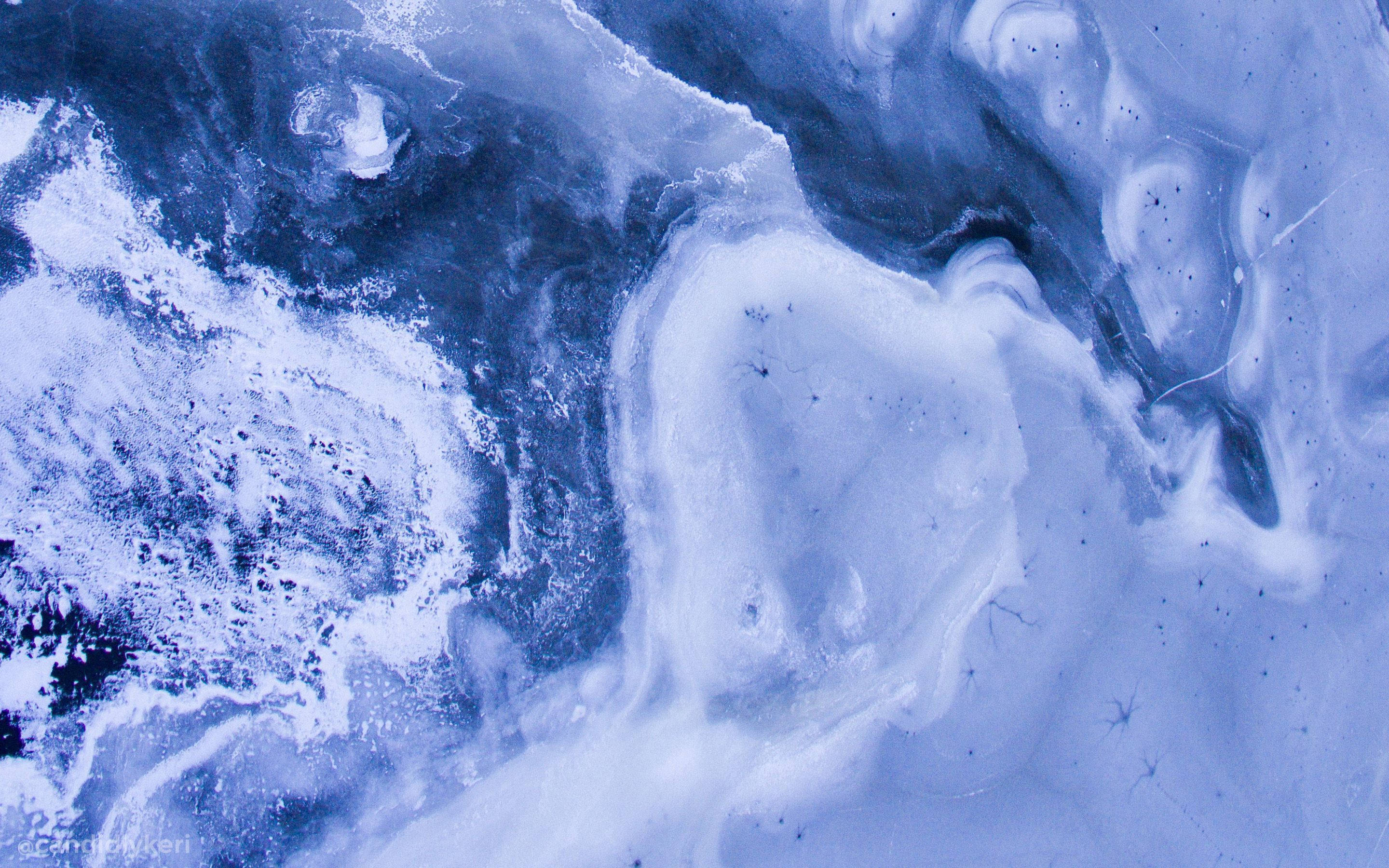 Simpelt blåt æstetisk vand Wallpapers