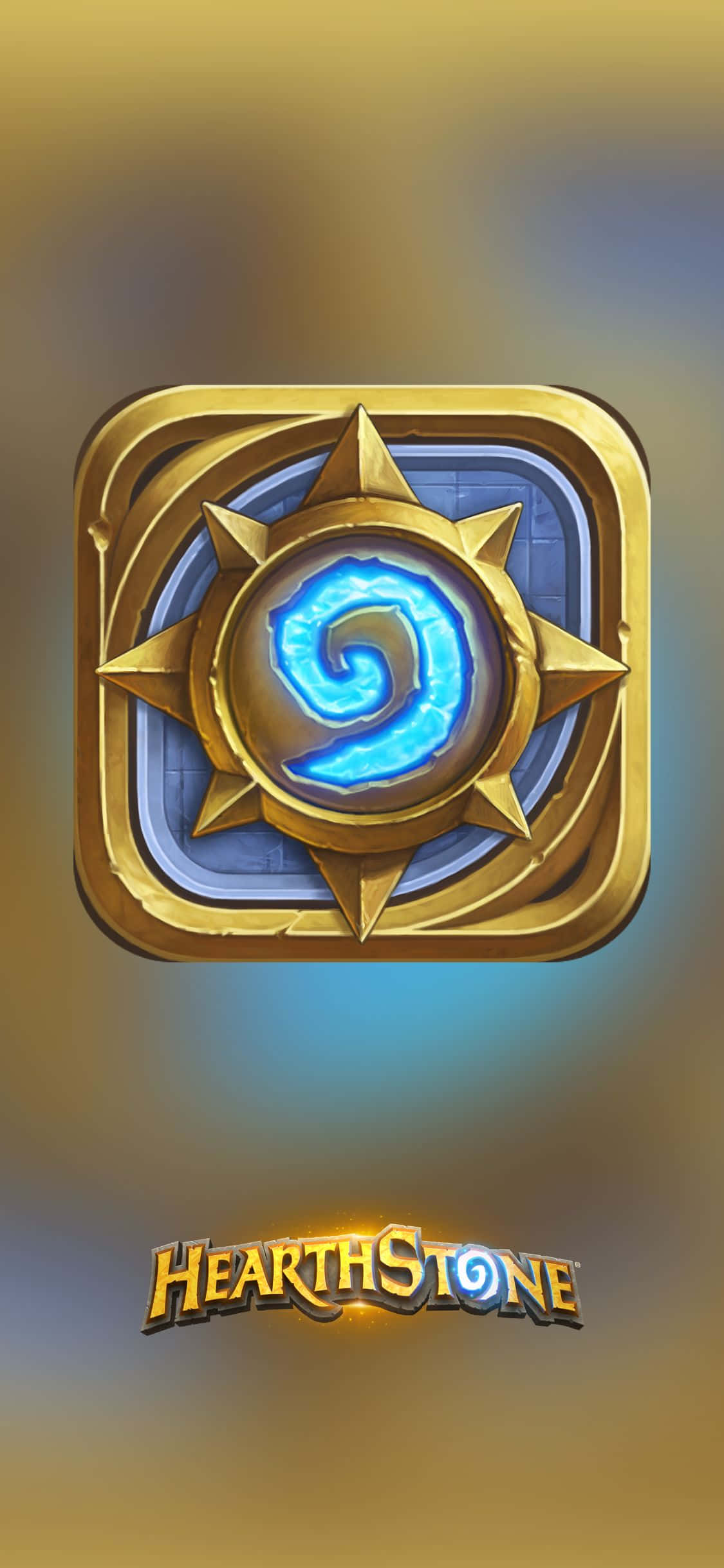 Simpelt logo iPhone XS Hearthstone baggrund Wallpapers