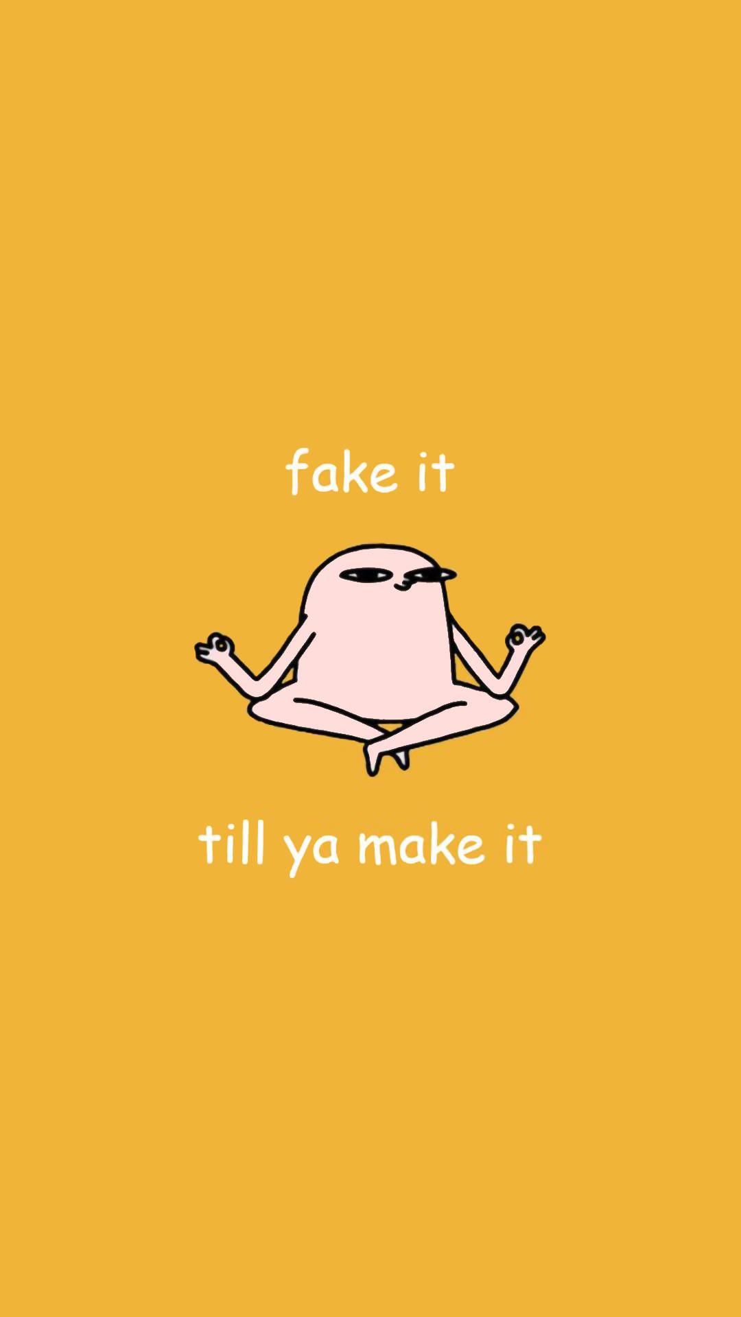 Sjov Æstetisk Falsk Meditation Wallpapers