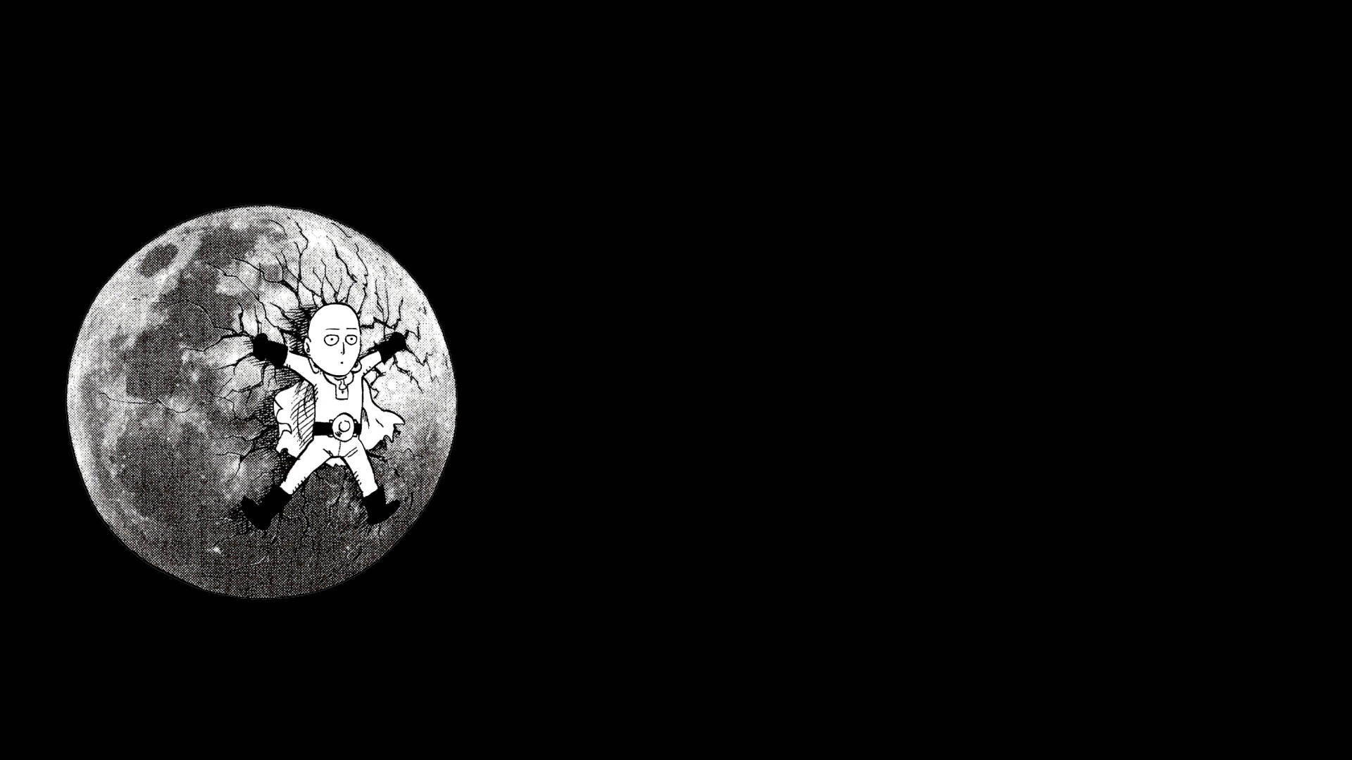Sjov Anime Saitama Planet Jorden Wallpapers