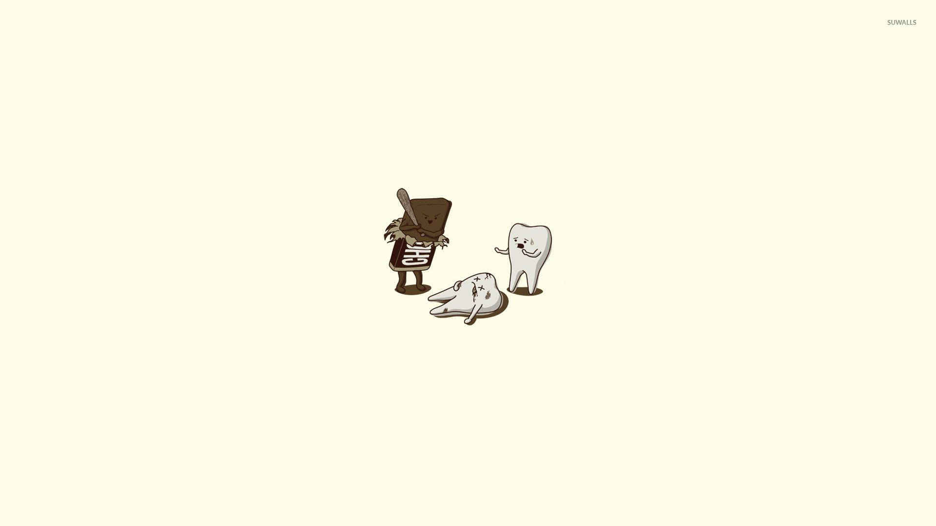 Sjov chokolade-bully æstetik Wallpapers