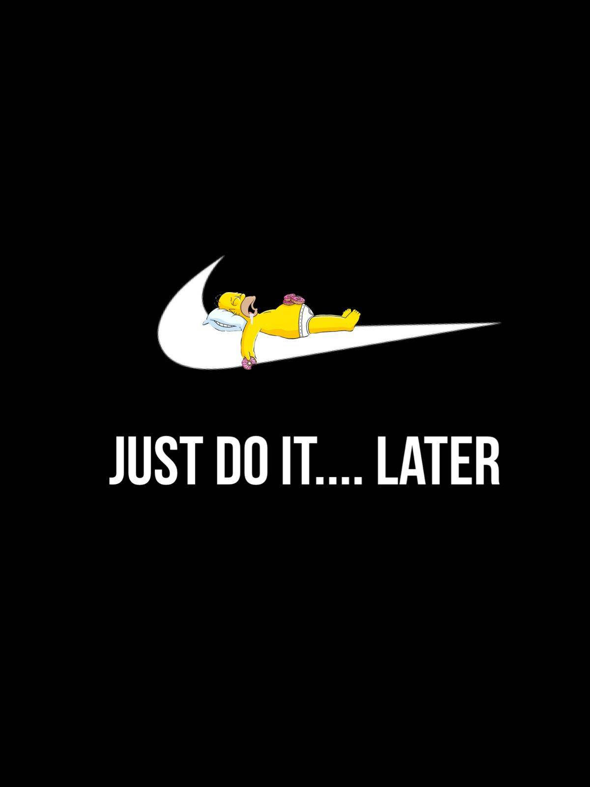 Sjov Homer Nike Æstetik Wallpapers