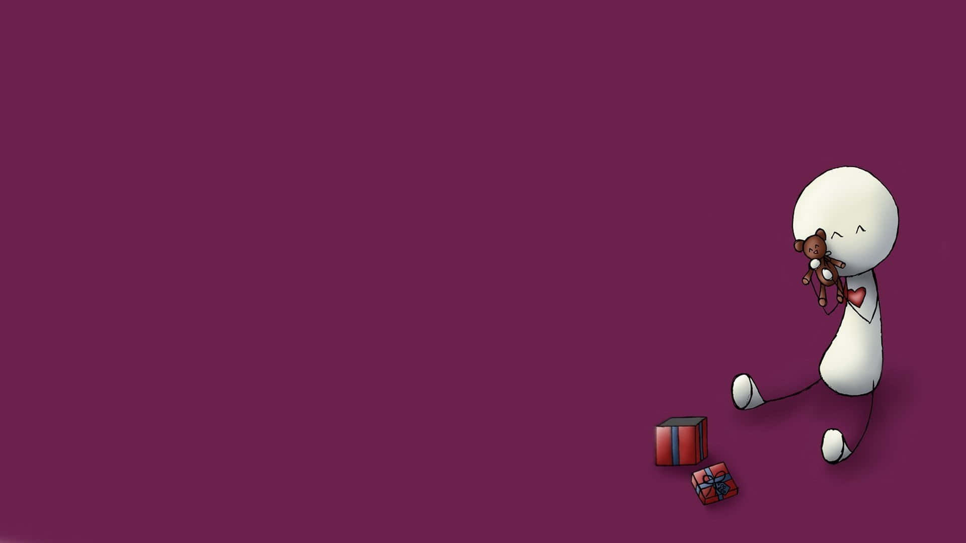 Sjov julemand og rensdyr fest Wallpapers