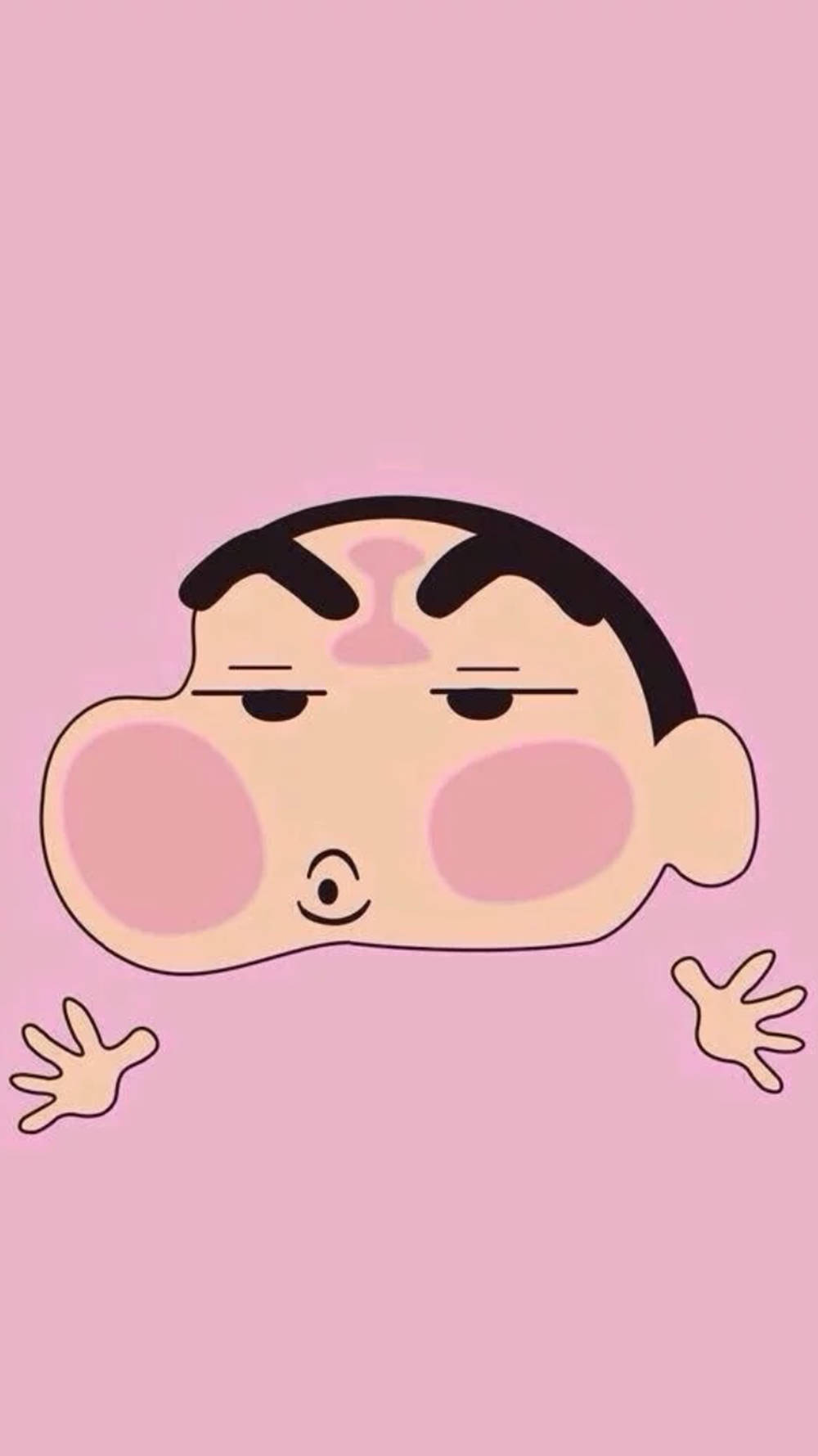 Sjov manga-figur Shin Chan iPhone Wallpapers
