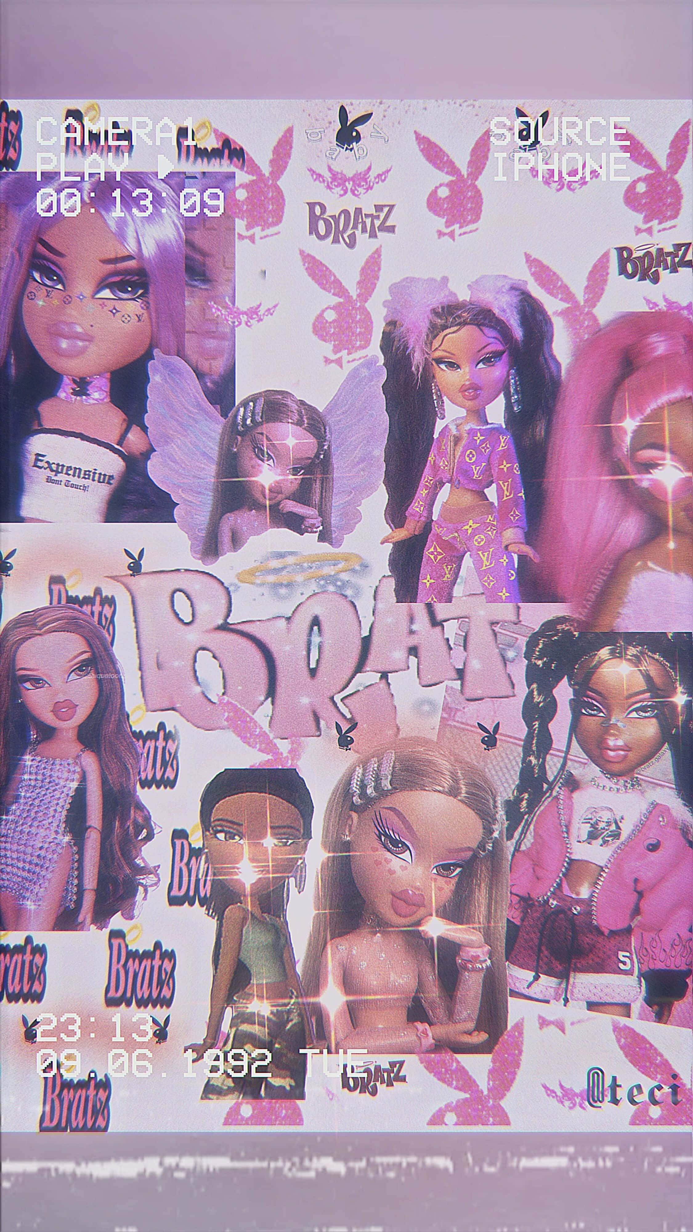 Sjov og vild Bratz-æstetik Wallpapers