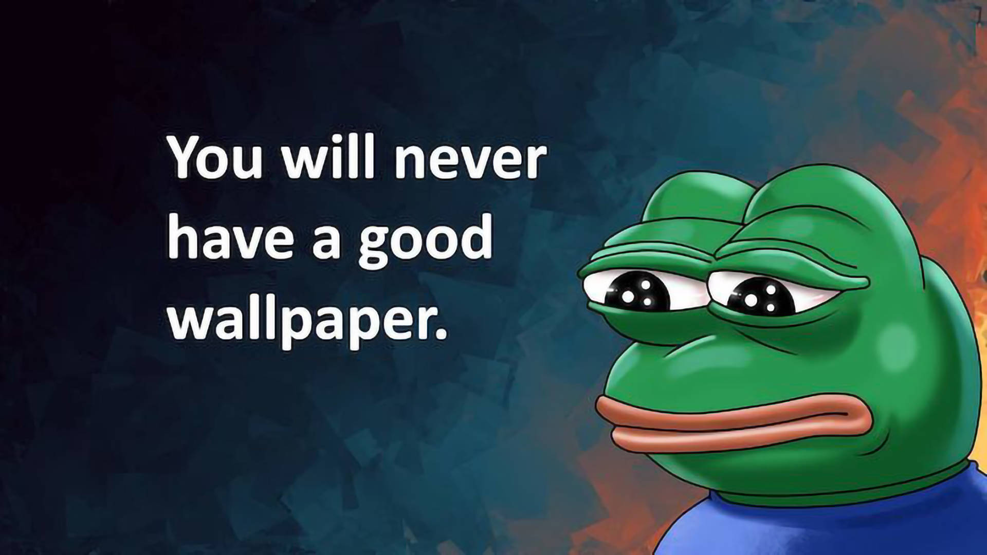 Sjov Pepe Wallpaper Æstetik Wallpapers
