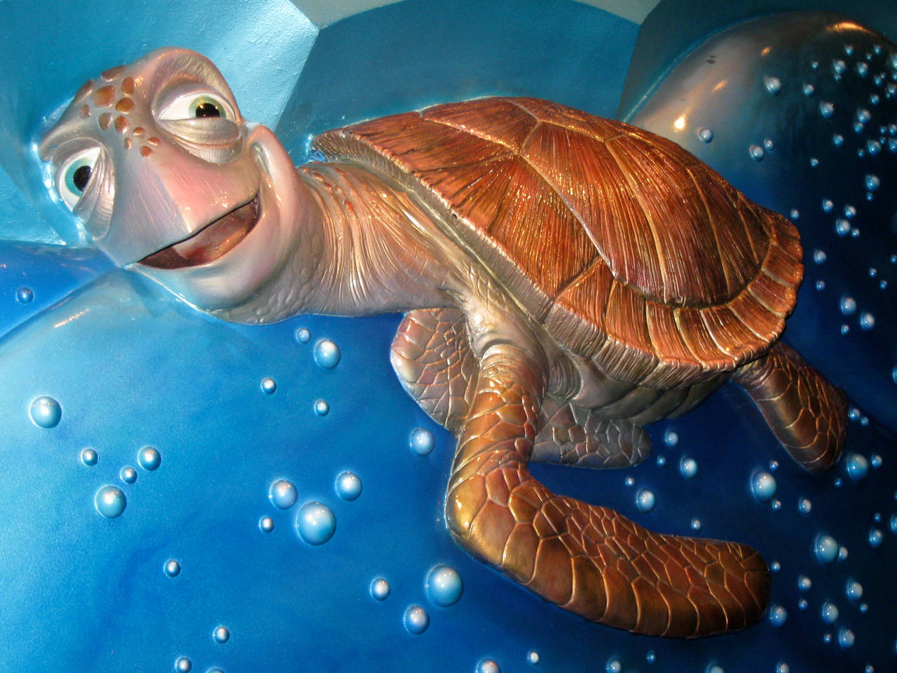 Sjov sød brun skildpadde Wallpapers
