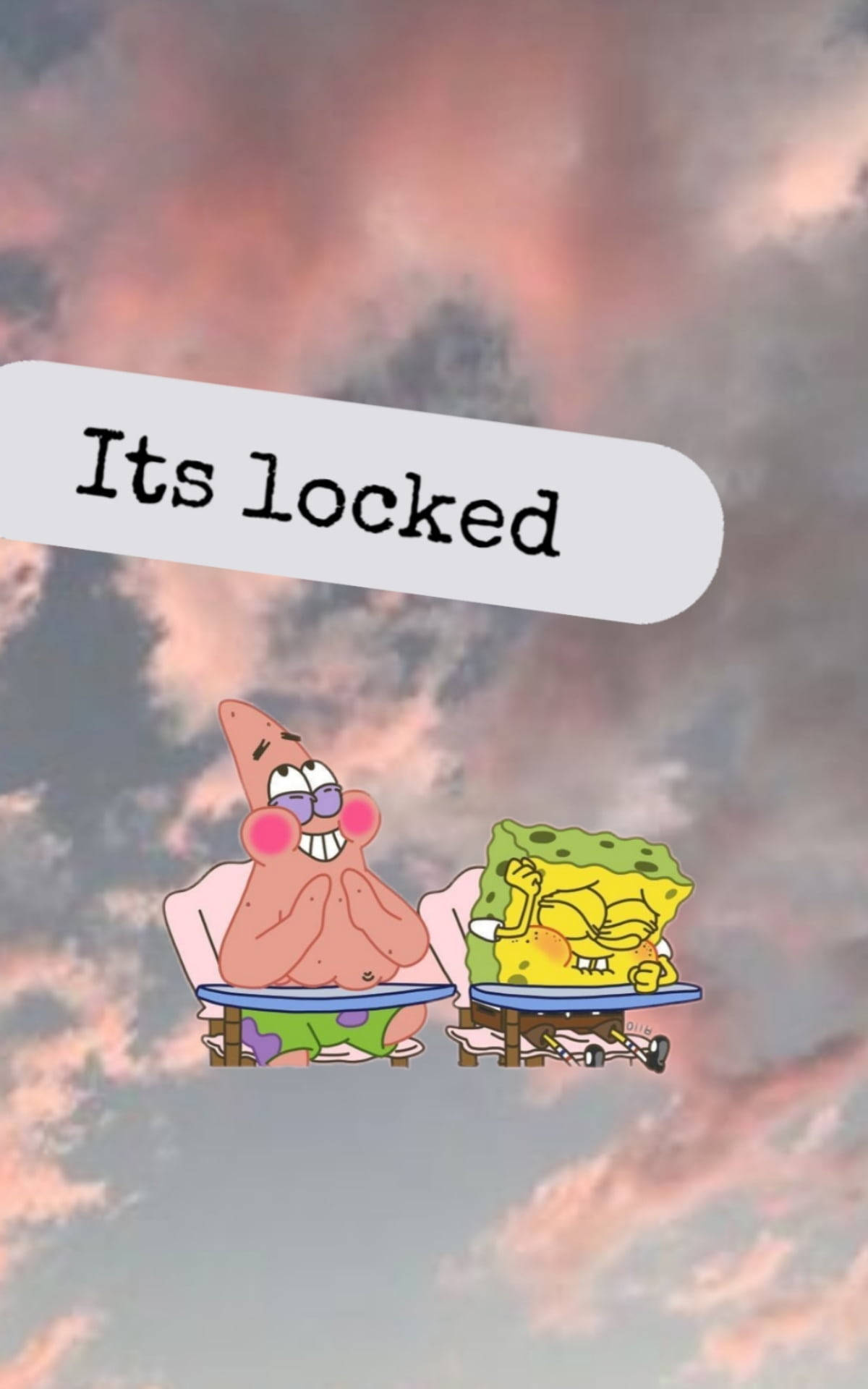 Sjov SpongeBob Skærm Æstetik Wallpapers