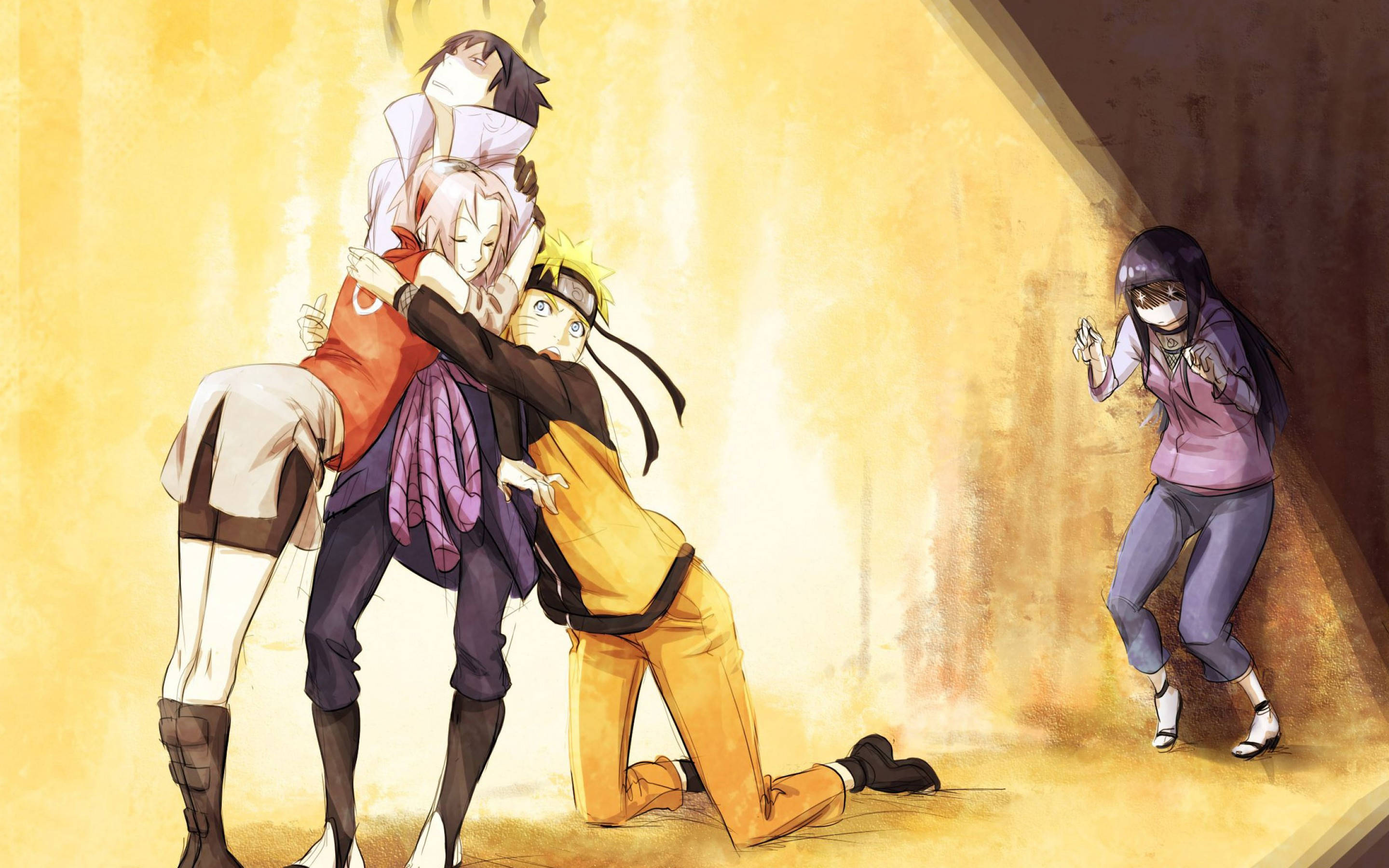 Sjovt Anime Naruto Fan Art Wallpapers