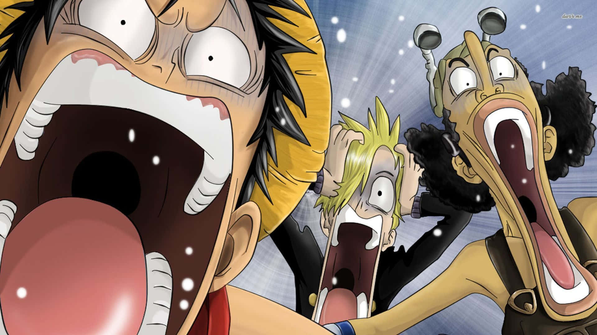 Sjovt Anime Profilbillede Luffy Wallpapers