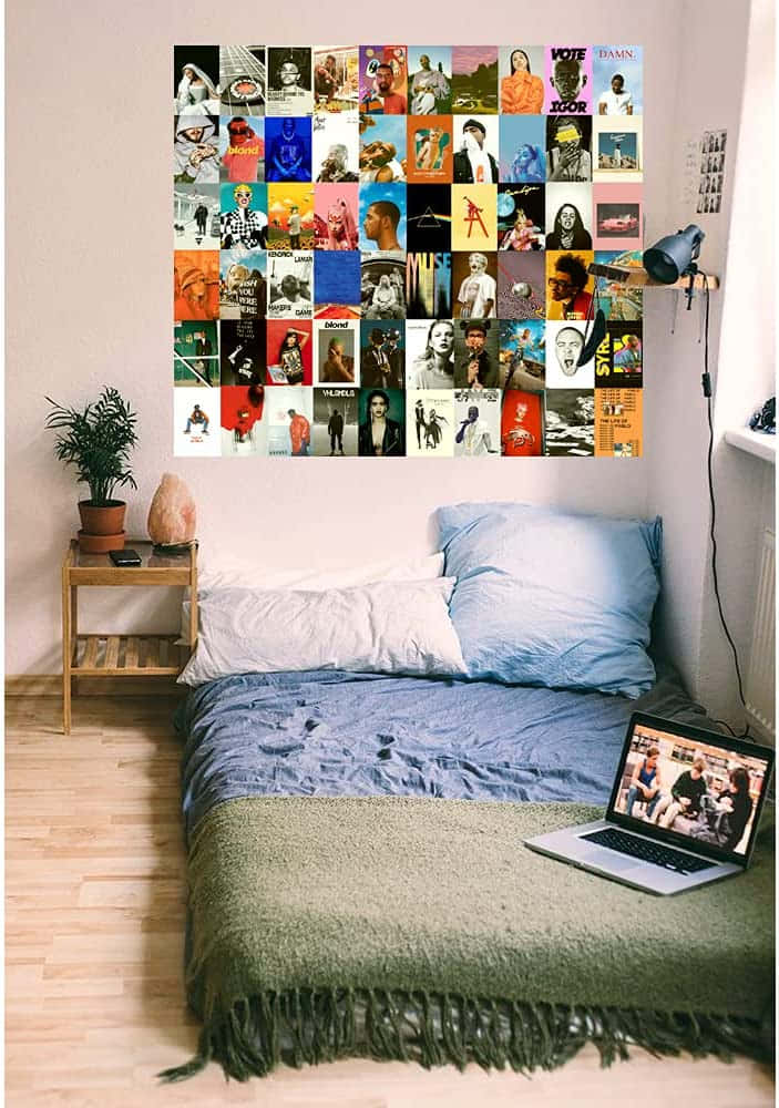 "Skab din perfekte æstetiske collage med denne visuelt fantastiske baggrund!" Wallpapers