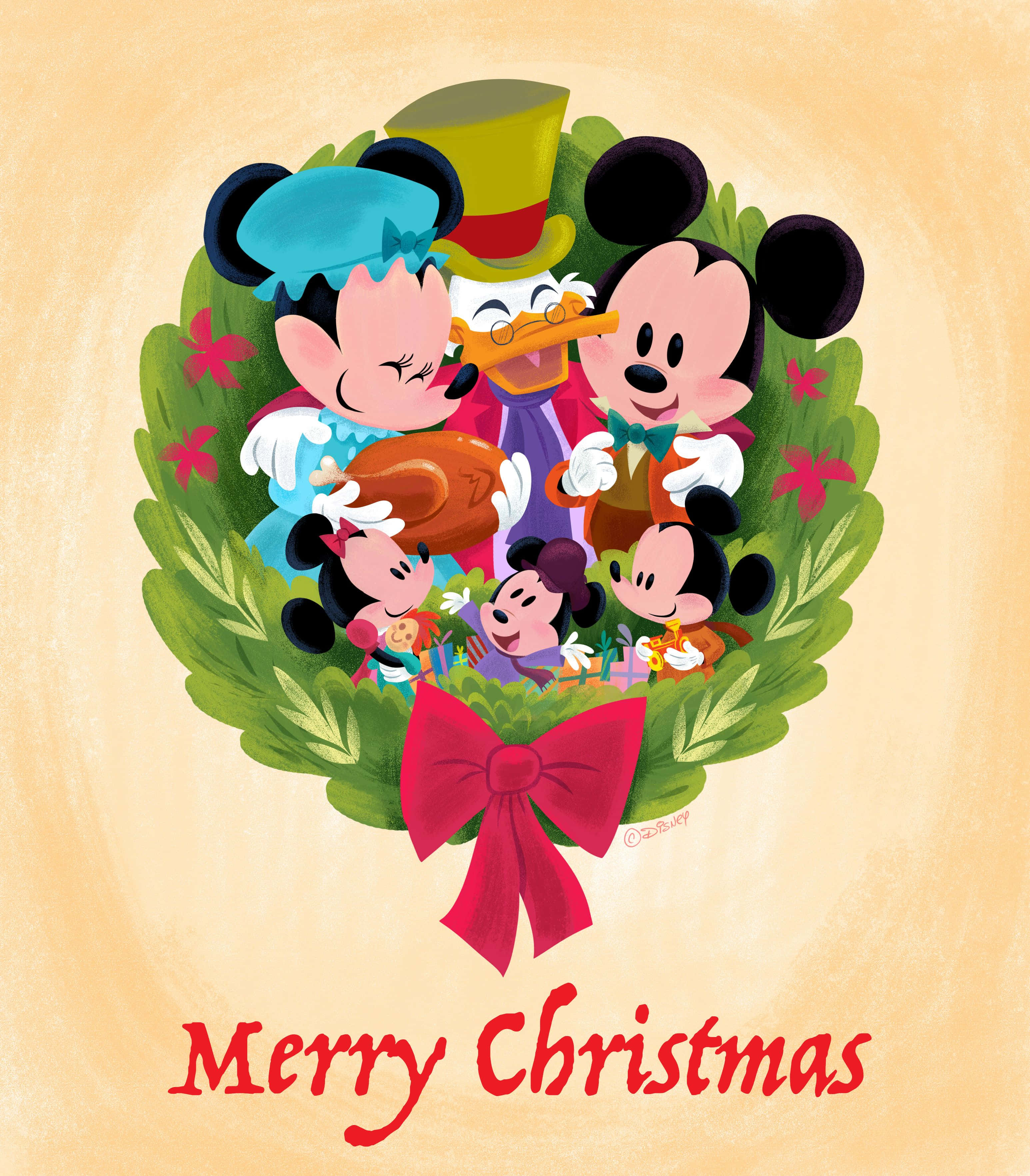 "Skab magiske minder denne jul med Disney!" Wallpapers