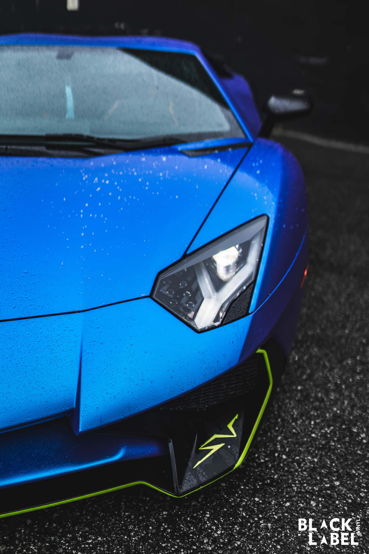 Blå Lamborghini iPhone — Superbiler Wallpapers