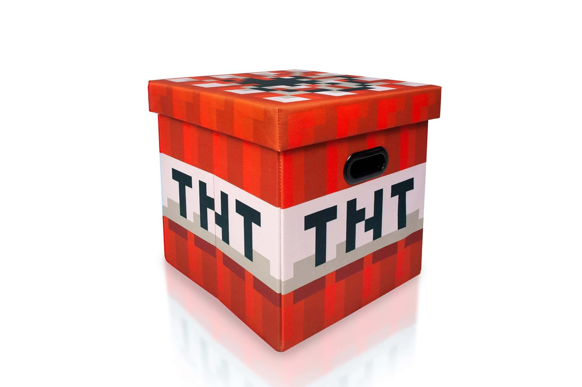 Æske med Minecraft TNT Wallpapers
