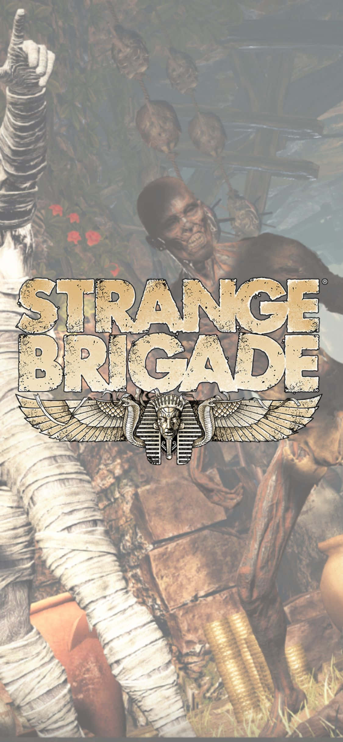 Skelet og indpakkede zombier iPhone X Strange Brigade Baggrund Wallpapers