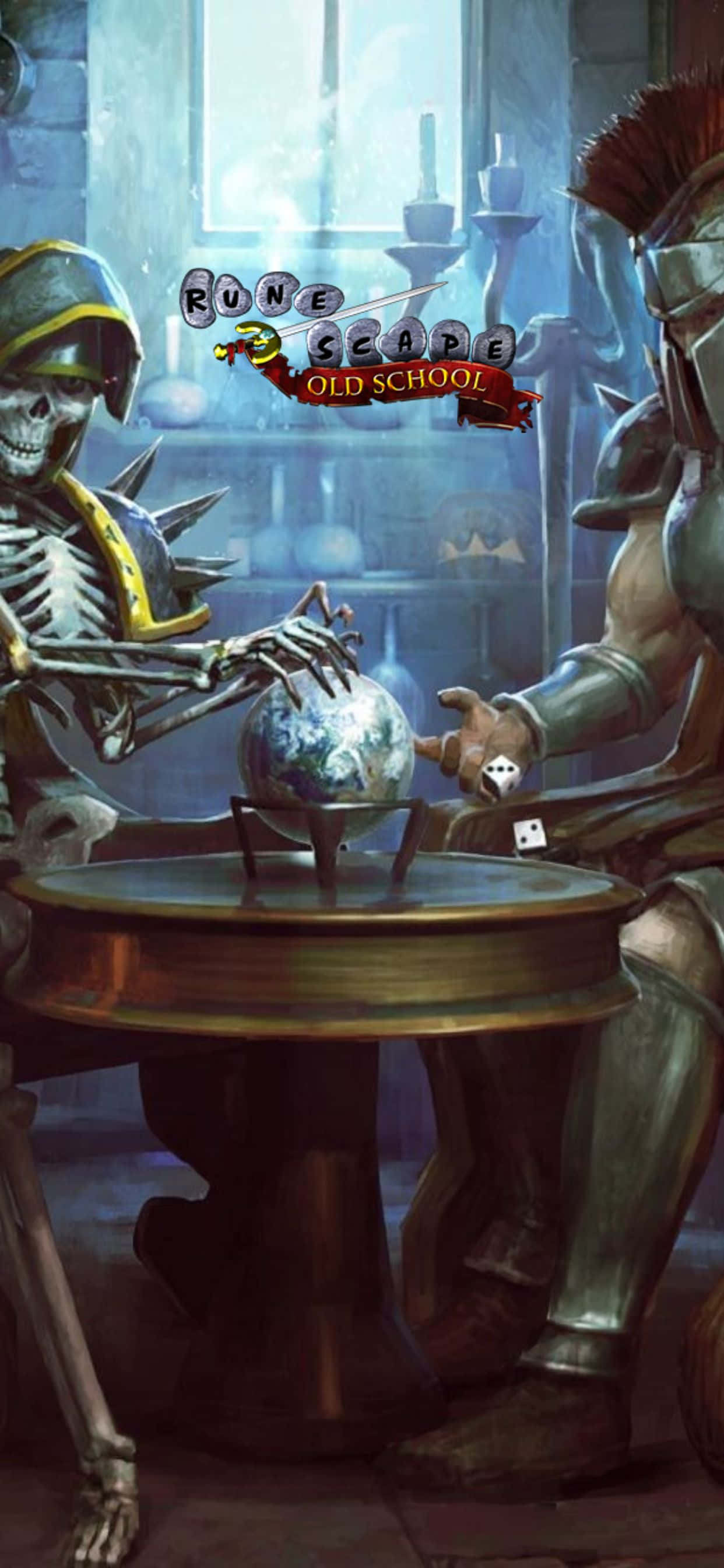 Skeletkriger iPhone Xs Max Runescape Oldschool Baggrund Wallpapers