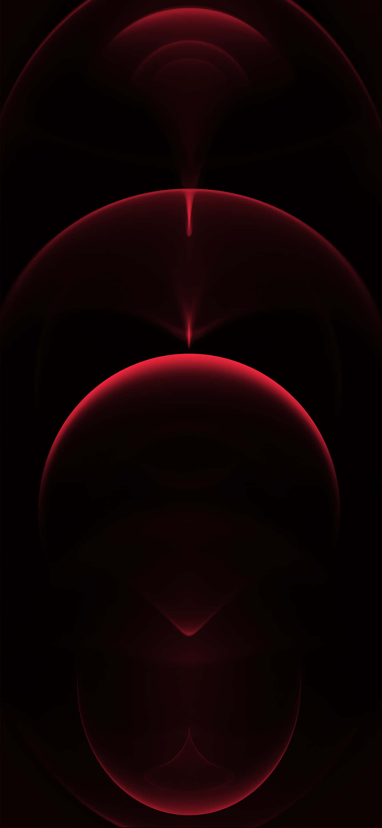 Skinnende rød kugle Wallpapers