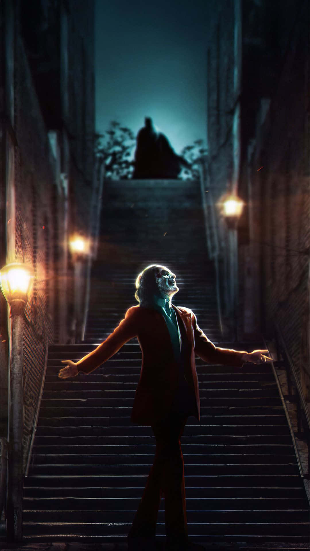 Skinnende sølv iPhone 8 Plus smartphone Wallpapers