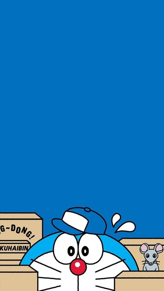 Skjult Doraemon iPhone grafisk kunst Wallpapers