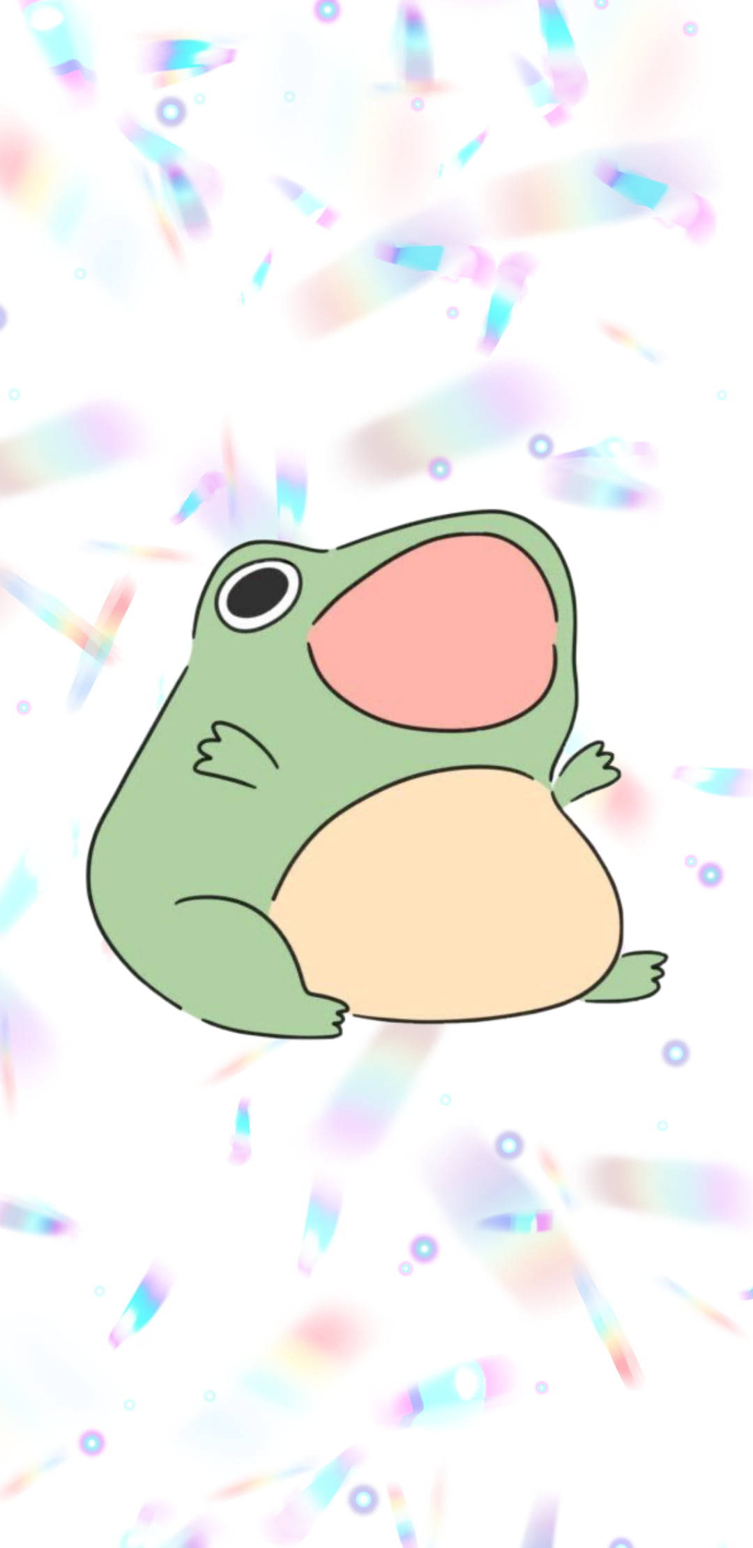 Skrigende frø Kawaii iPad Wallpapers