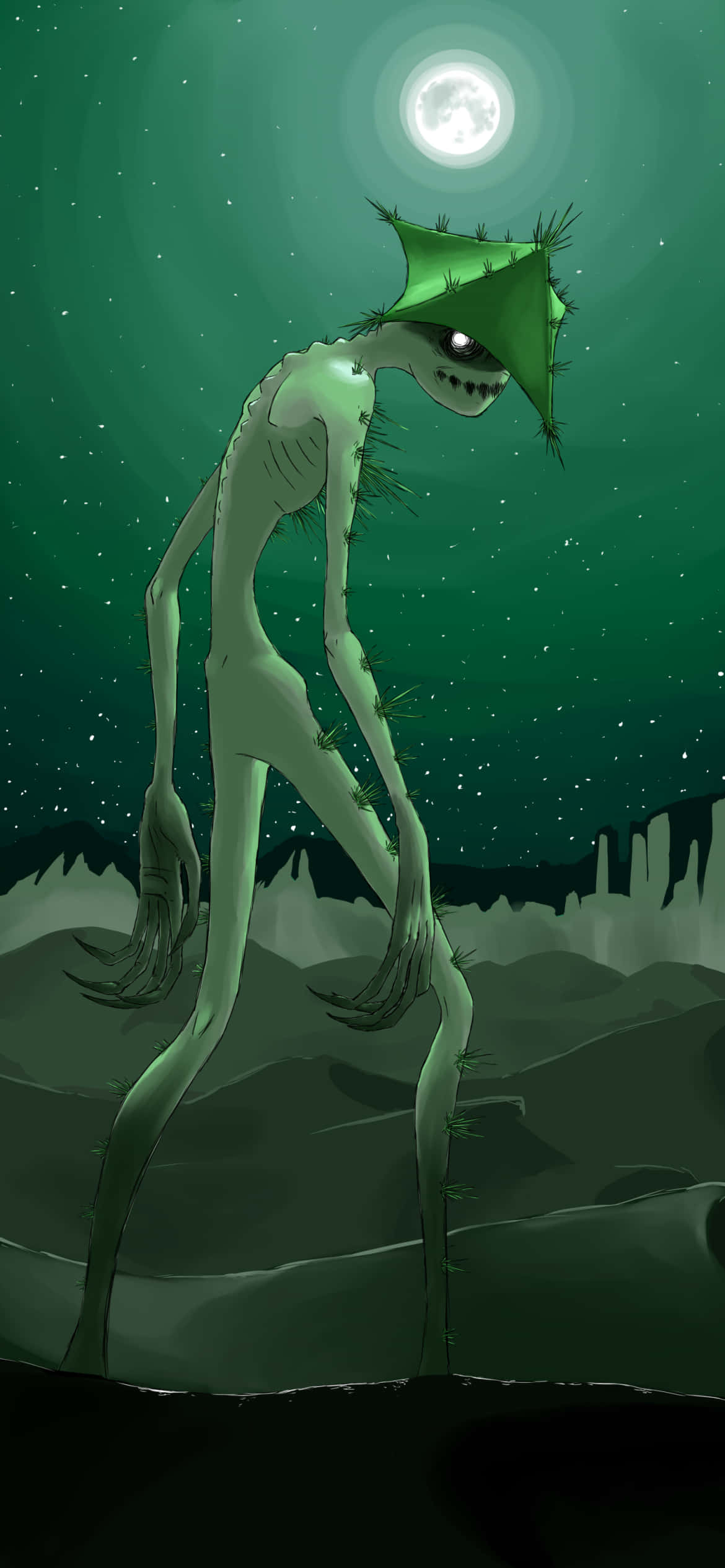 Skræmmende Cacturne monster Wallpapers