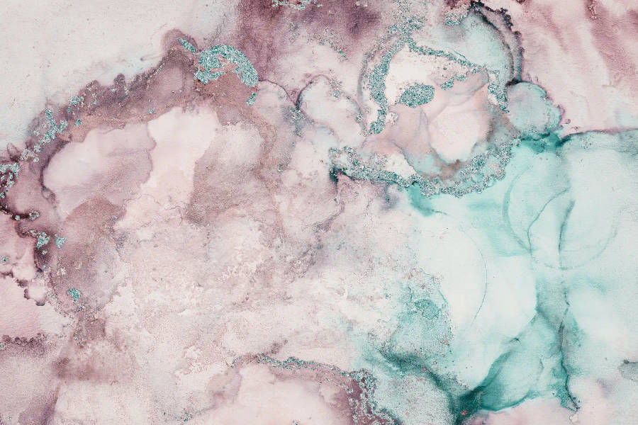 Skyede pastel marmor-sprætter Wallpapers