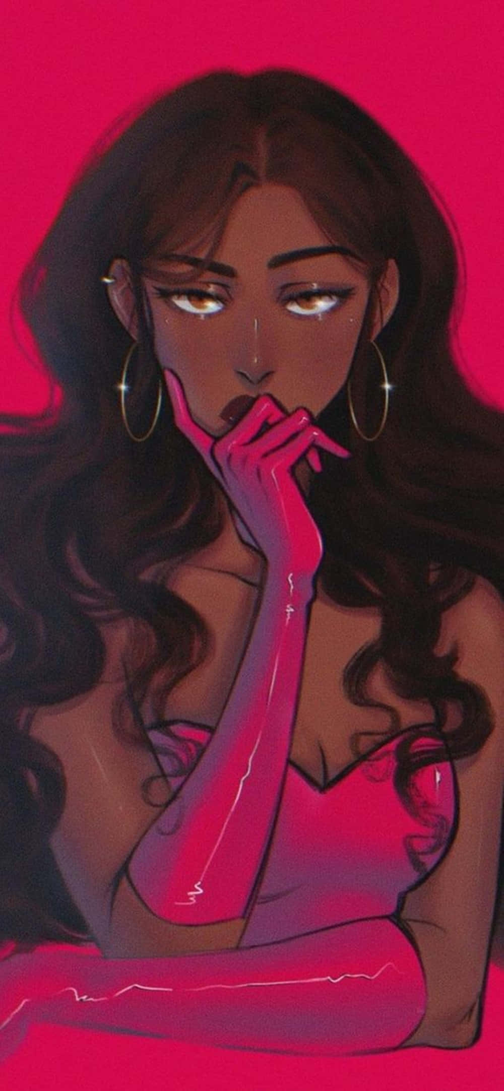 Slay dagen med Black Baddie. Wallpapers