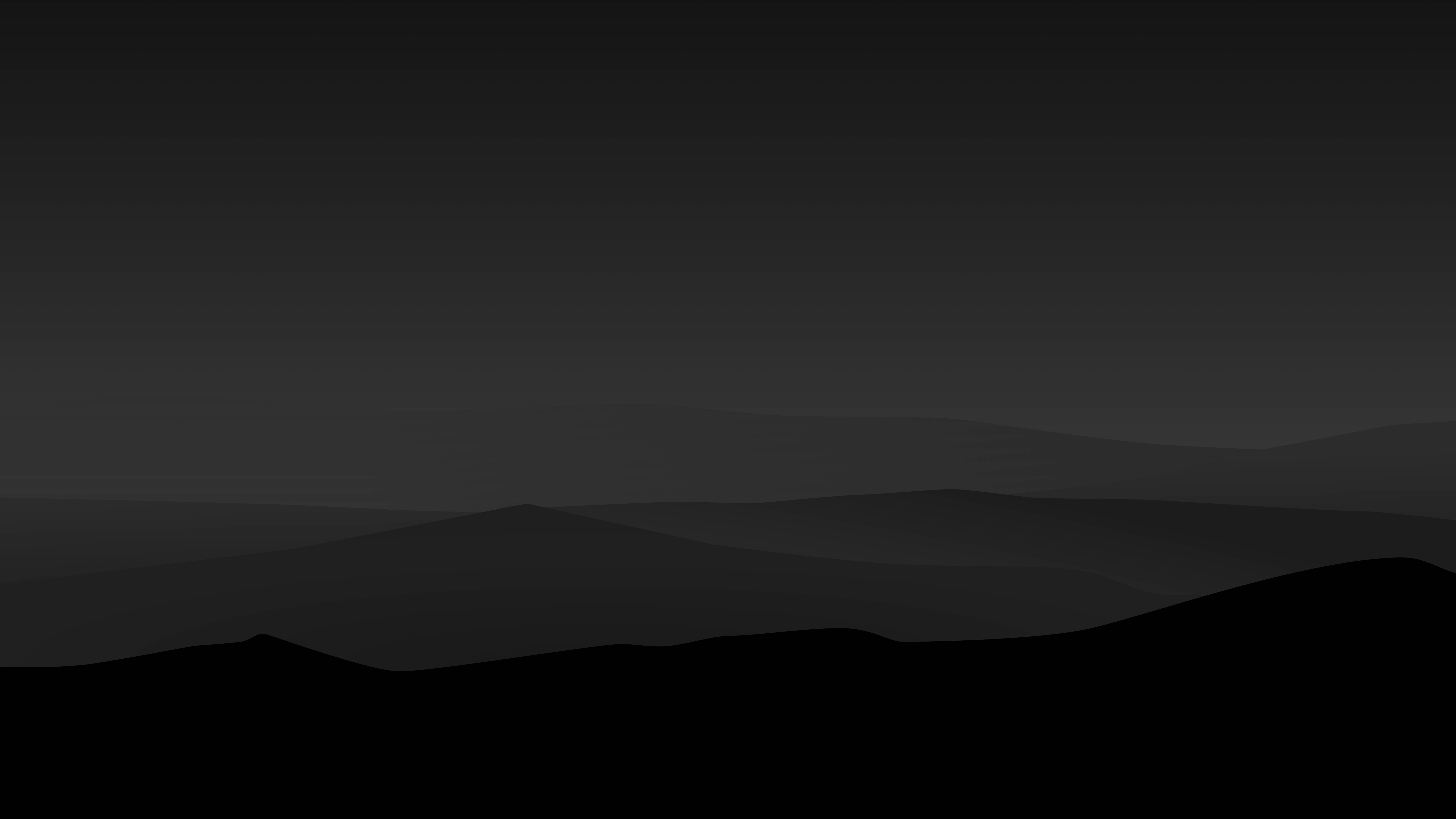 Slående minimalisme i bjergene Wallpapers