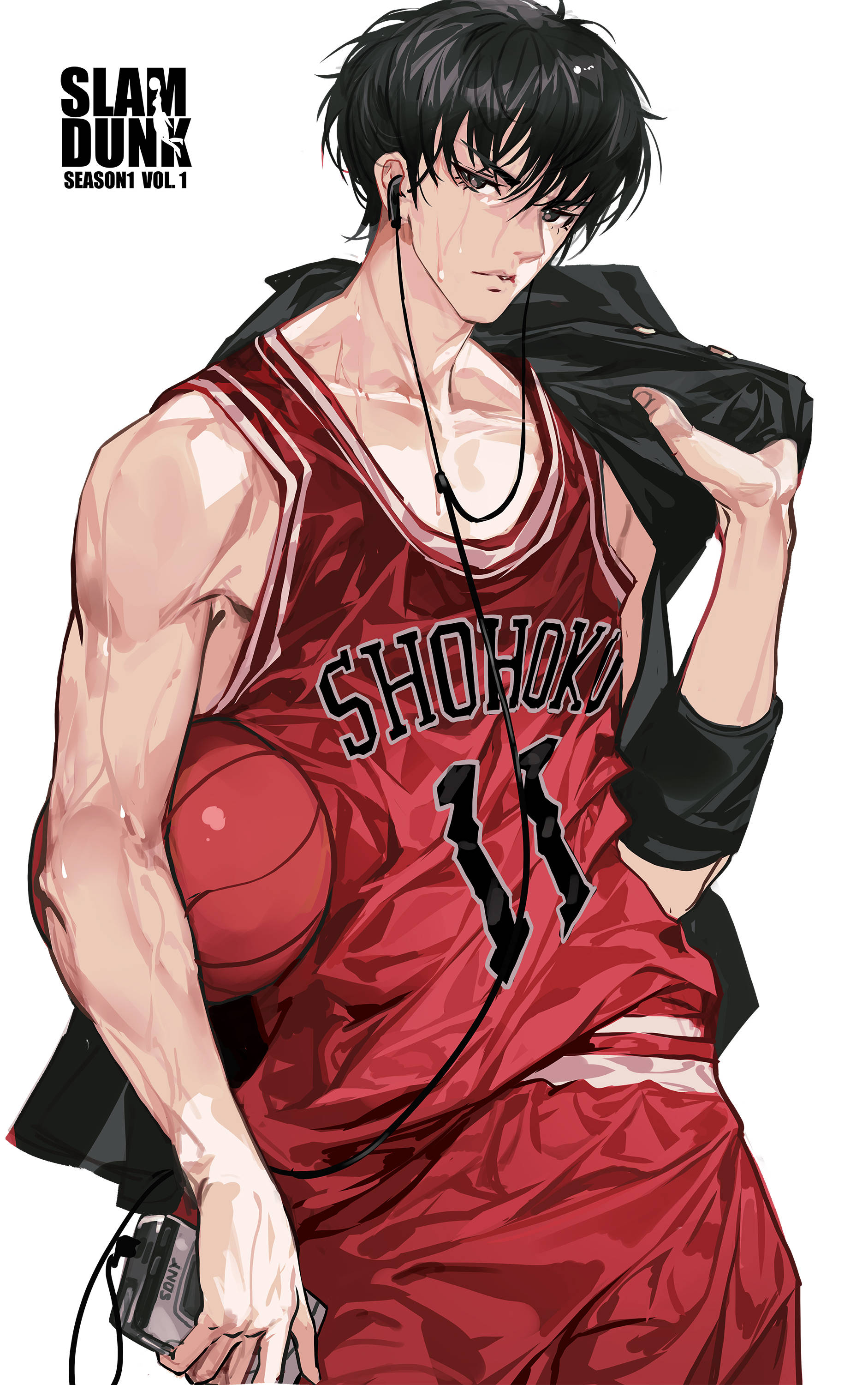 Slam Dunk Rukawa portræt Wallpapers