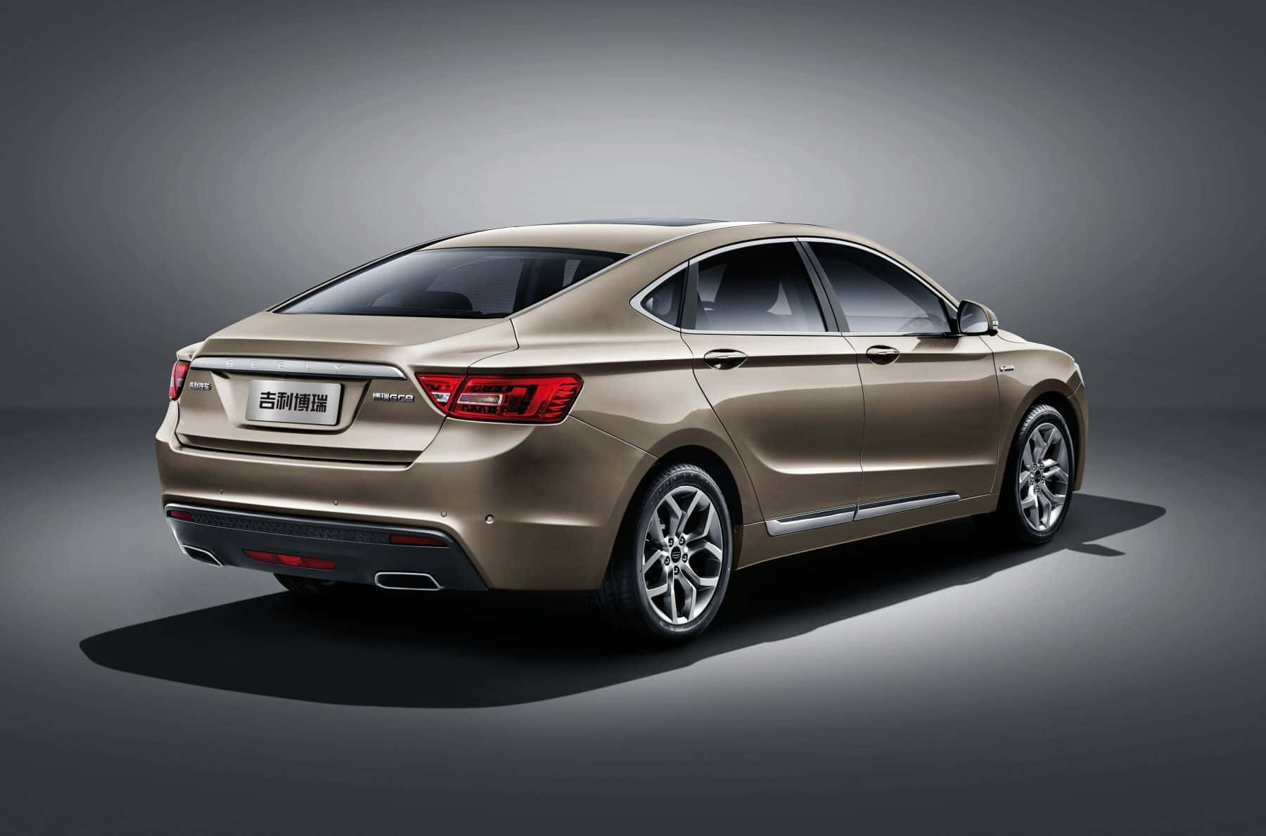 Slank Geely Sedan i Bevægelse Wallpapers