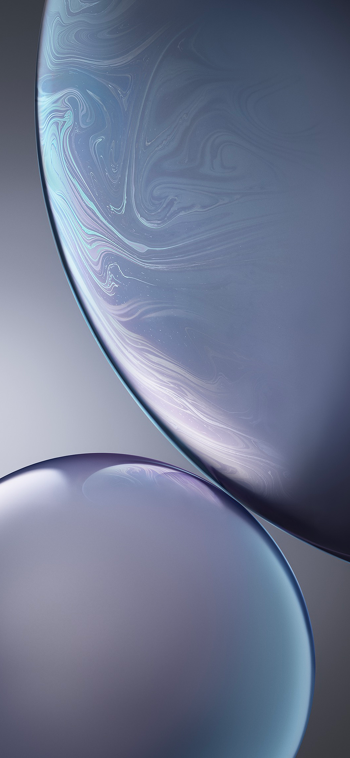 Slank og moderne iPhone XR med levende skærm Wallpapers