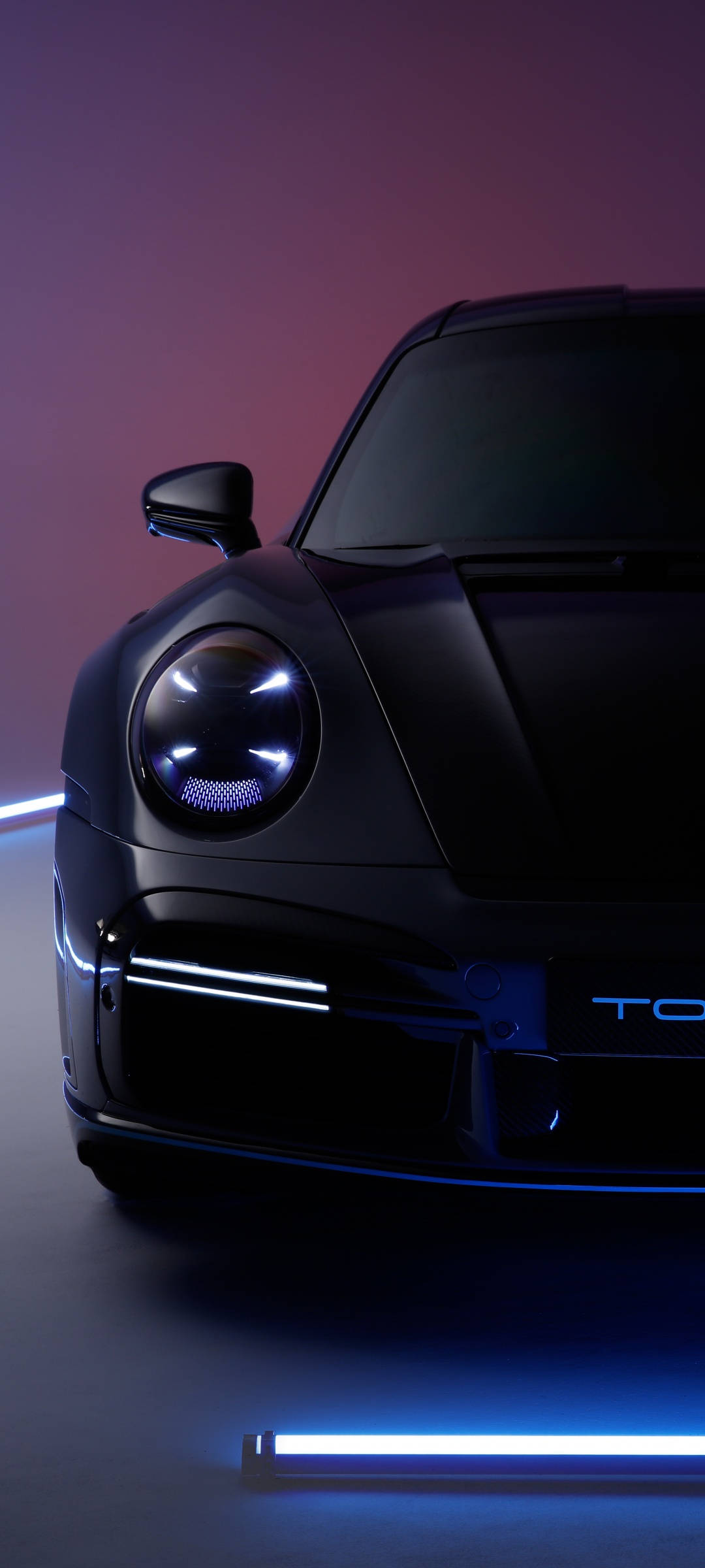 Slank sort Porsche 911 Wallpapers