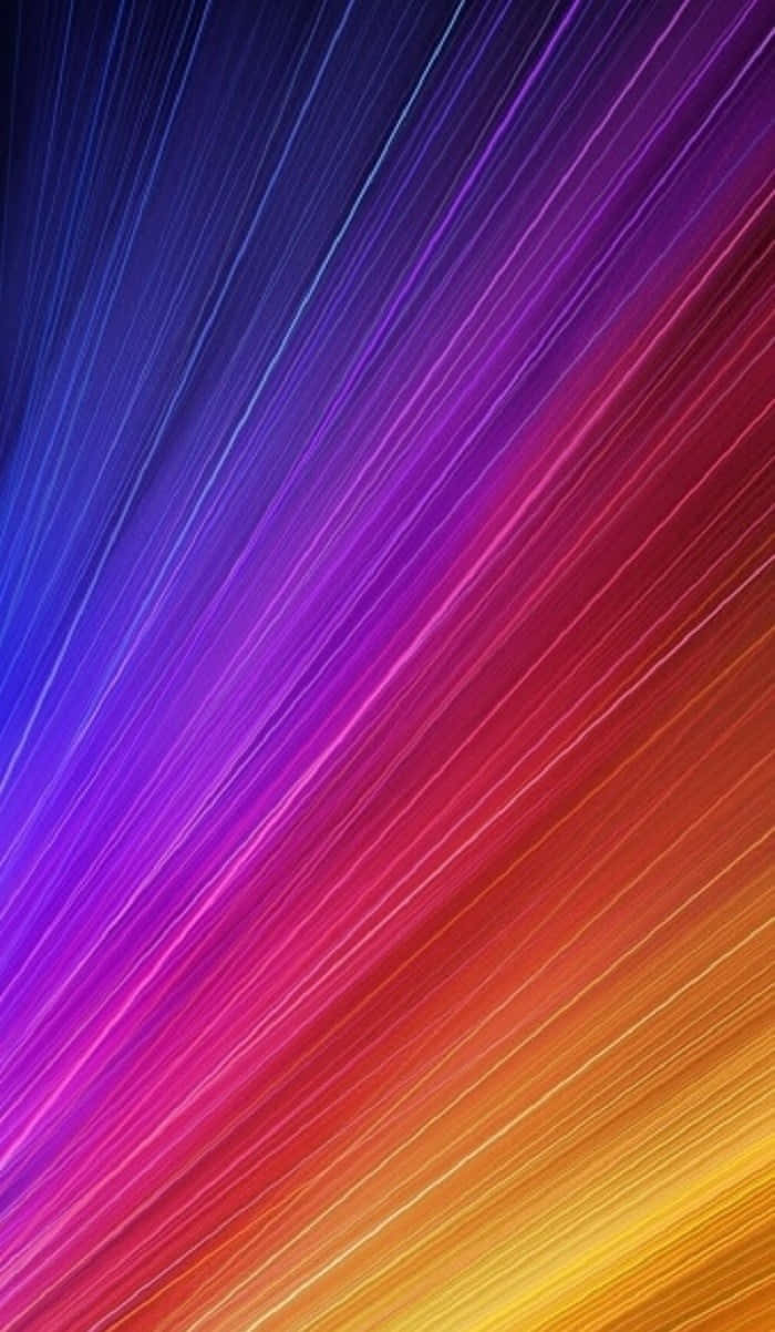 Slank Xiaomi-smartphone på levende baggrund Wallpapers
