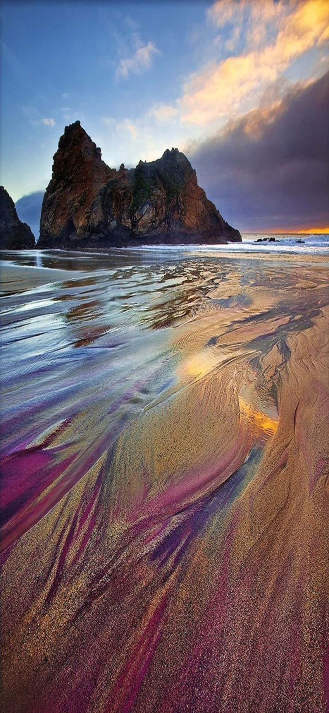 Slap af og kobl af med iPhone Xs Malibu Wallpapers